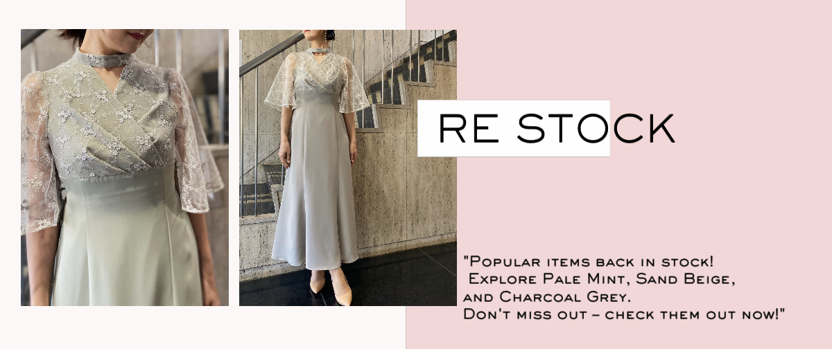 ＊Re Stock ＊人気のドレスが再入荷