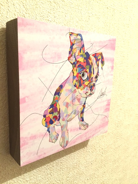 犬好きの方におすすめ絵画インテリア♪