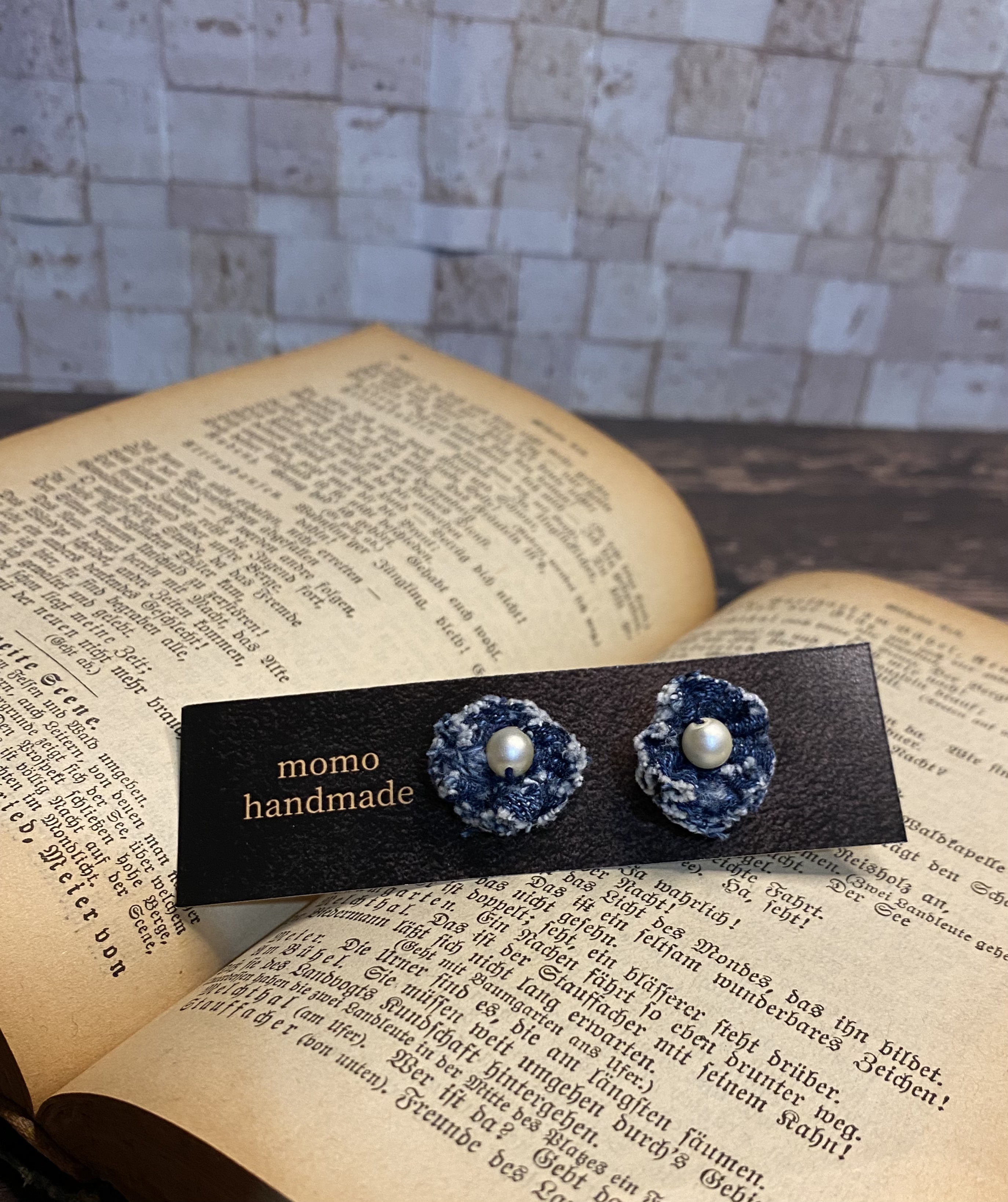 新作デニムピアス！