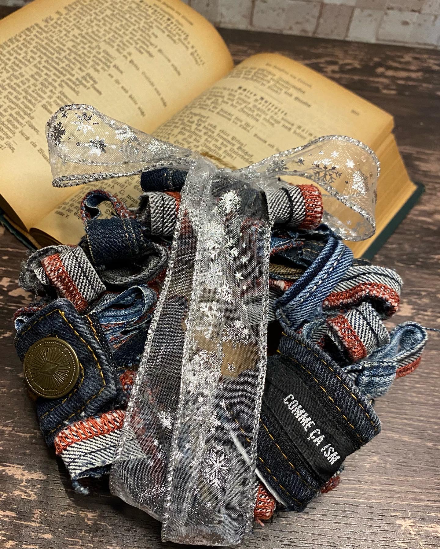 ミニミニ端っこデニムリース！