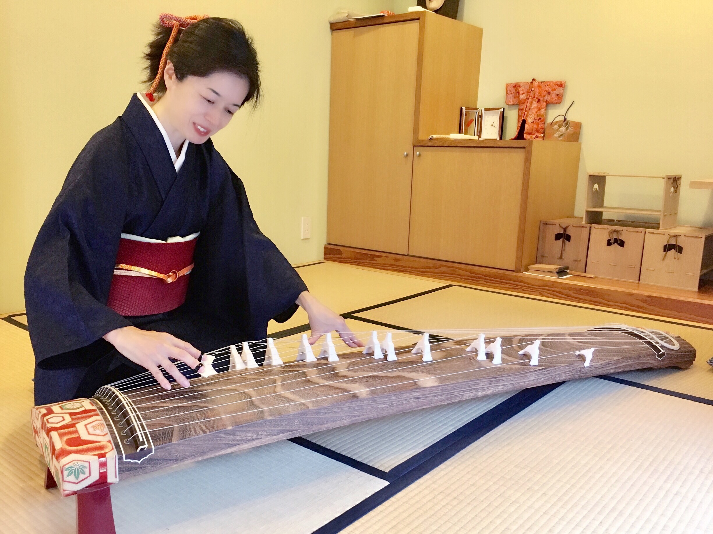 生田流箏曲教師、純代さんに聞く簡単浴衣「いち字きまり」の魅力。