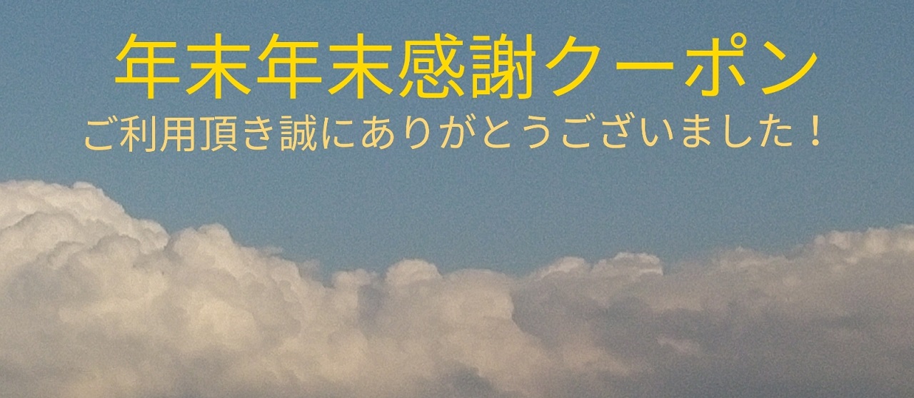 ✡年末年始感謝クーポン 10%オフクーポンのご利用 誠にありがとうございました！✡