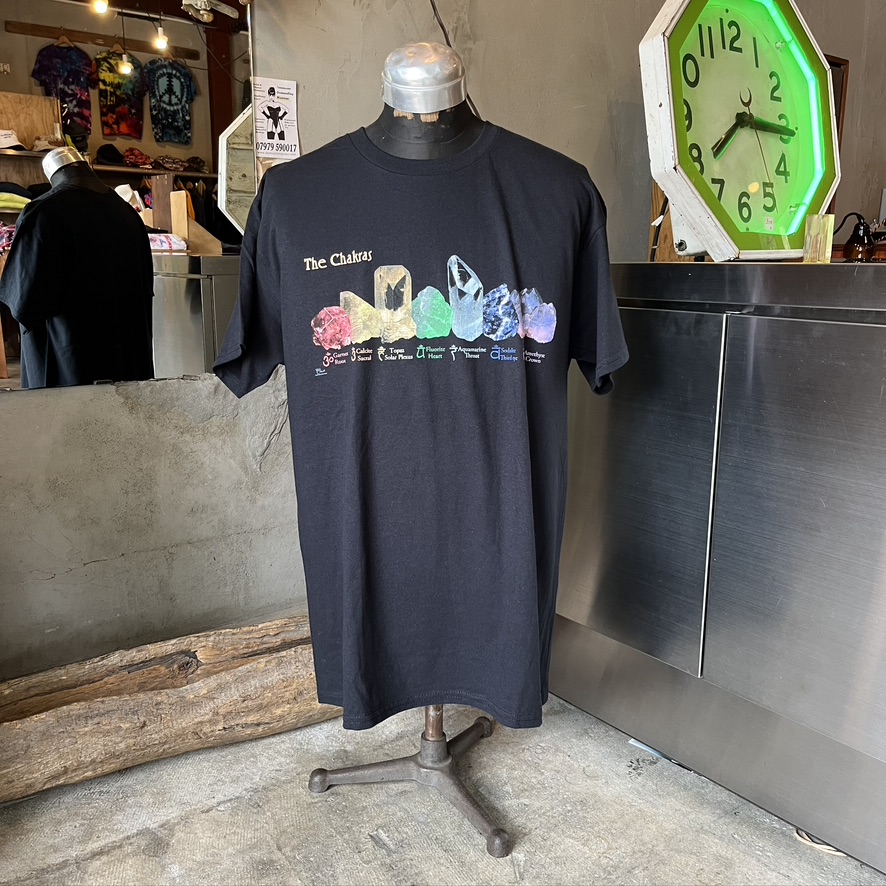 ATLAS SCREEN PRINTING : Chakra Stones Adult T