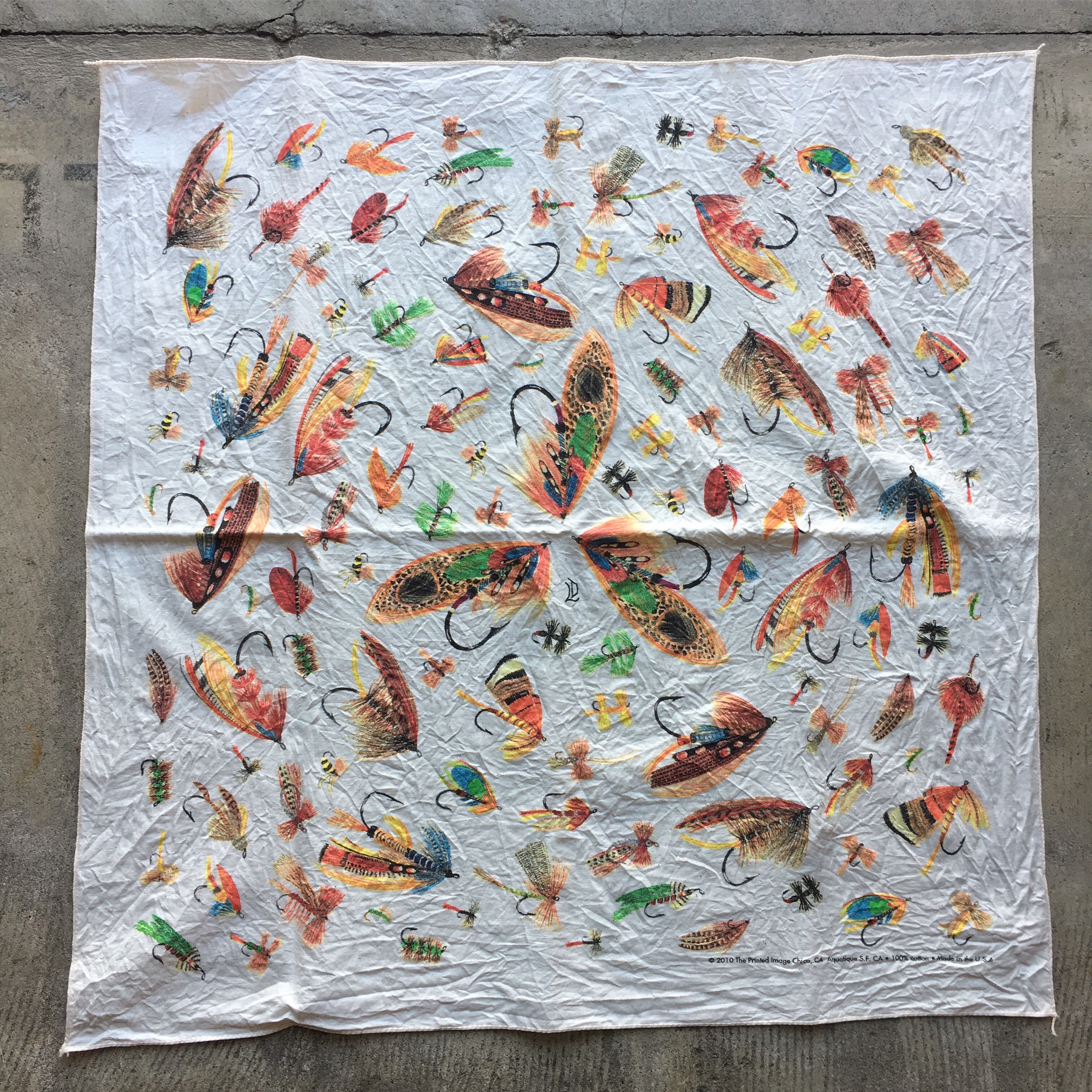 The Printed Image : Fly Fishing Knots Bandana 