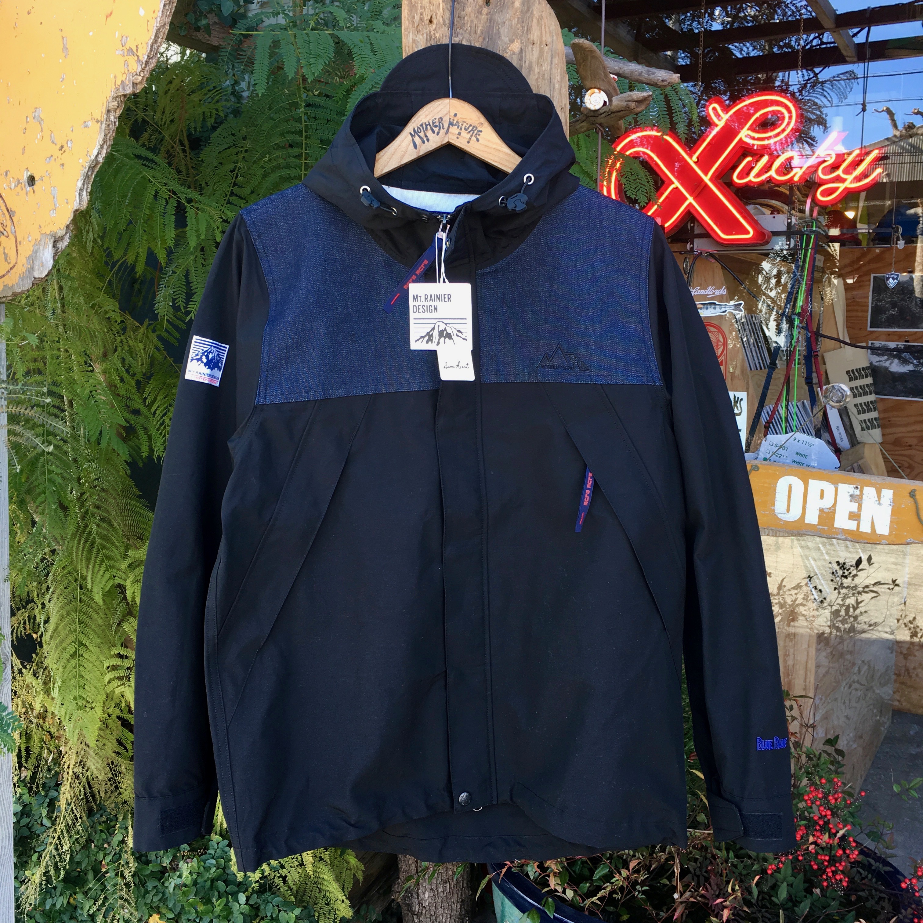  MT RAINIER DESIGN/BLUE BLUE：DENIM COMBI PARKA