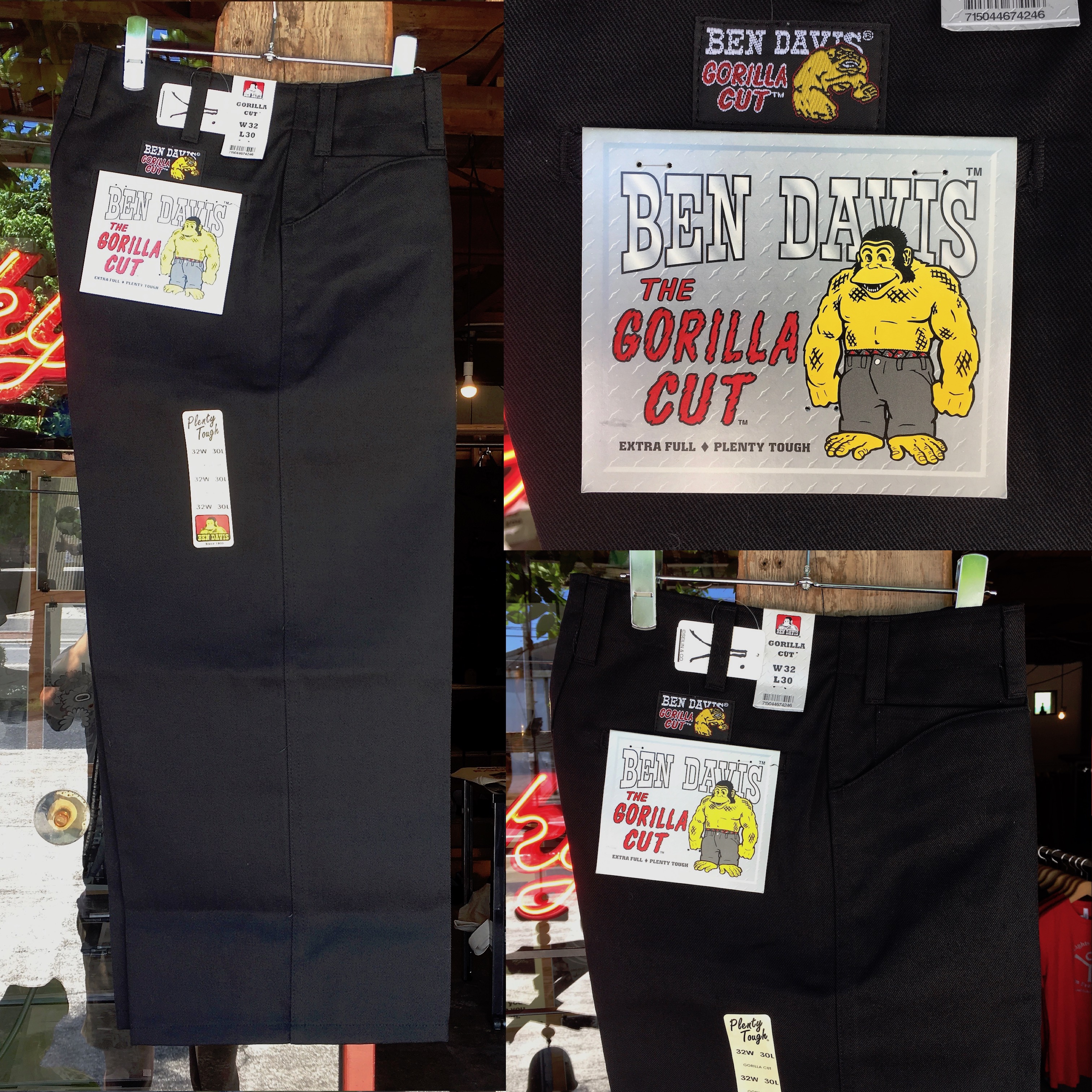 BEN DAVIS : GORILLA CUTOFF PANTS
