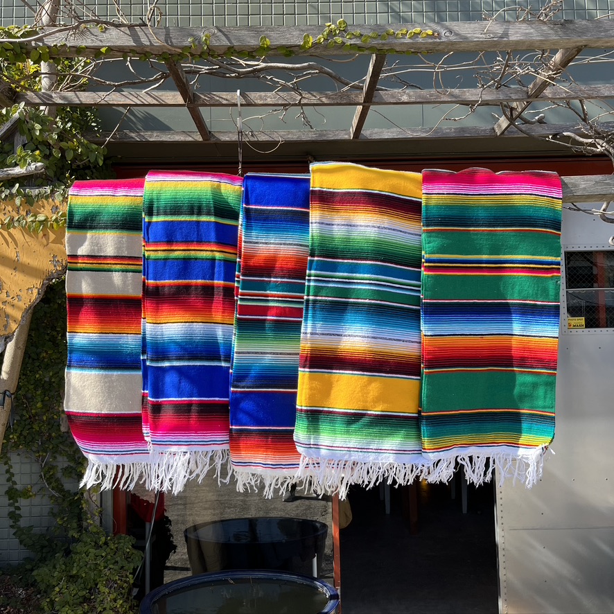 El Paso Saddle Blanket : Authentic 5×7 Mexican