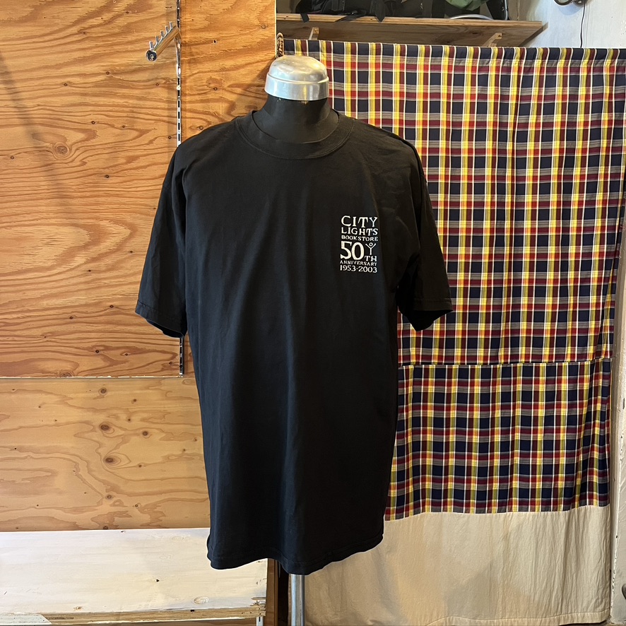CITY LIGHTS BOOKSTORE : 50th ANNIVERSARY SS T(USED