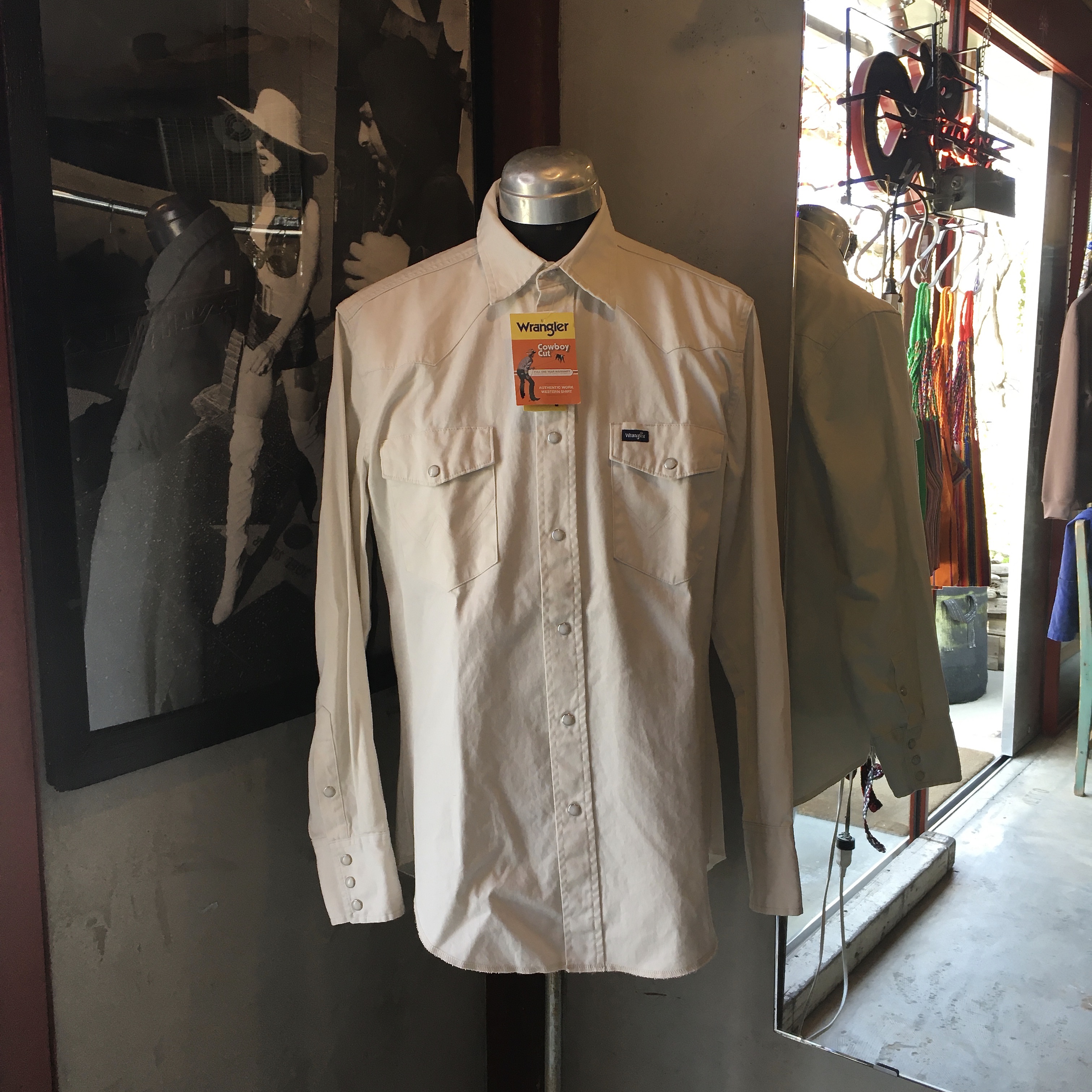 WRANGLER : BASIC TWILL SHIRTS VINTAGE WASH