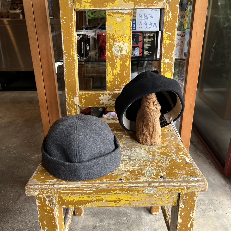 Emstate by Winner Caps : MELTON WOOL SKULL CAP BEA