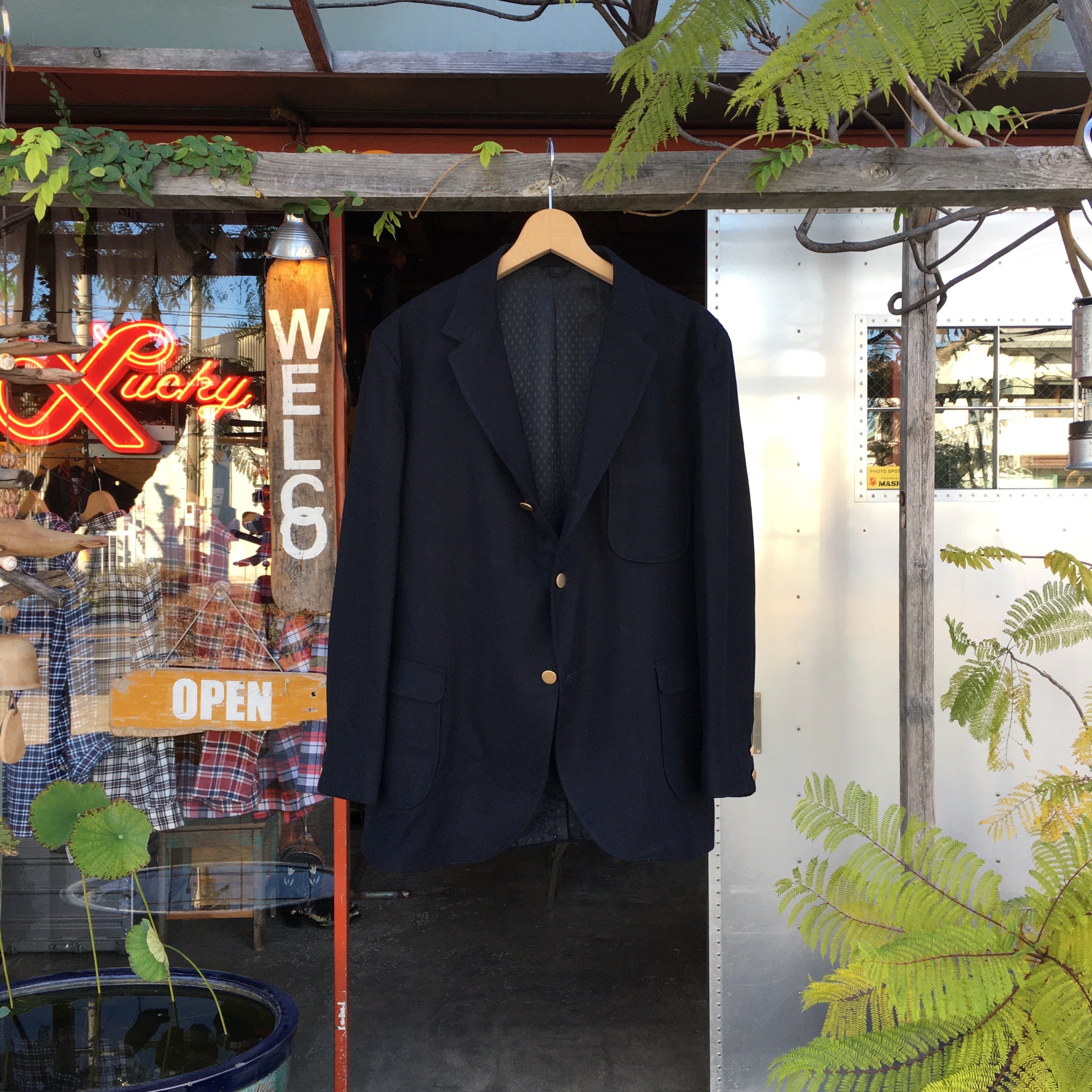 BRENT : NAVY BLAZER (DEADSTOCK)