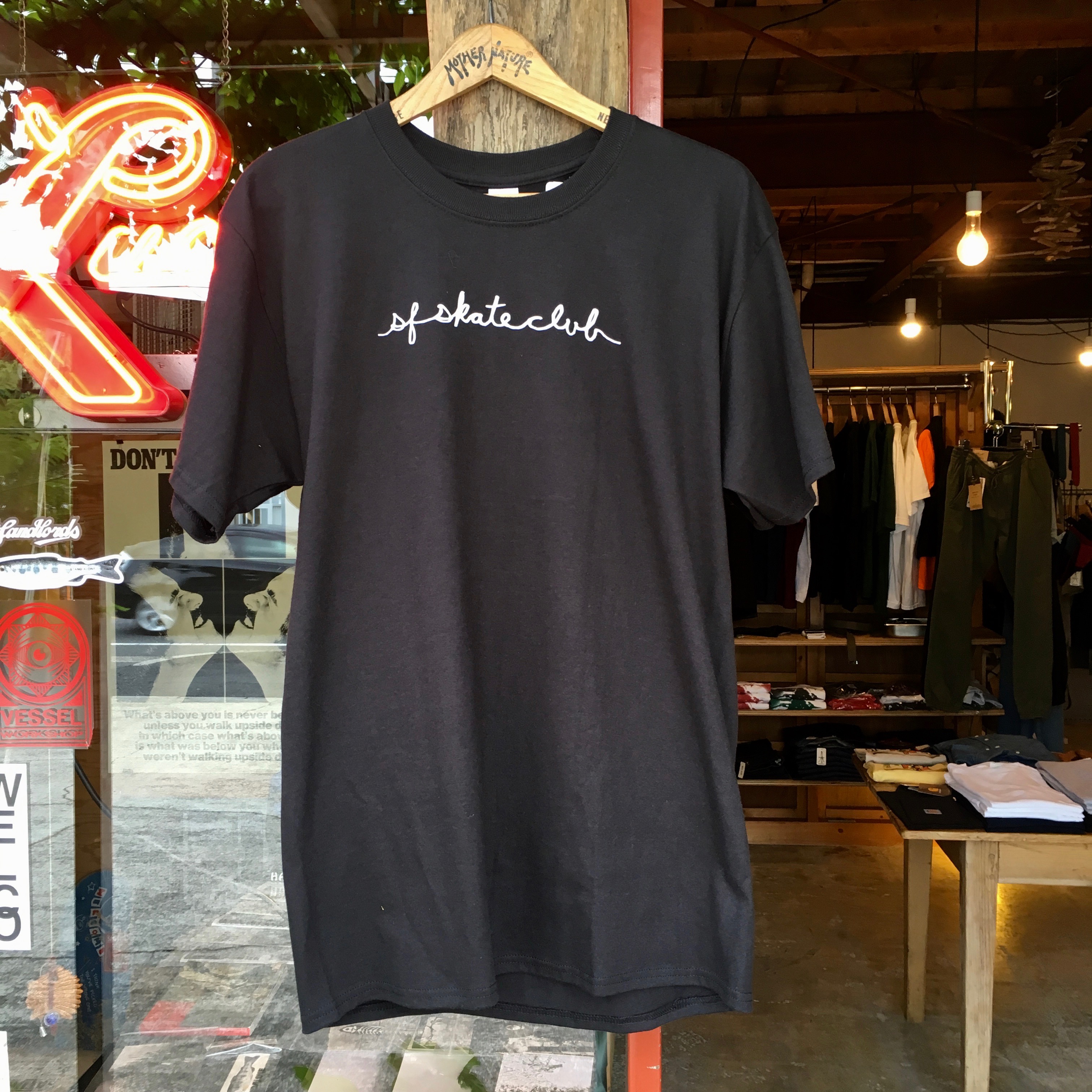 SAN FRANCISCO SKATE CLUB : ESSY DEE REFLECTIVE TEE