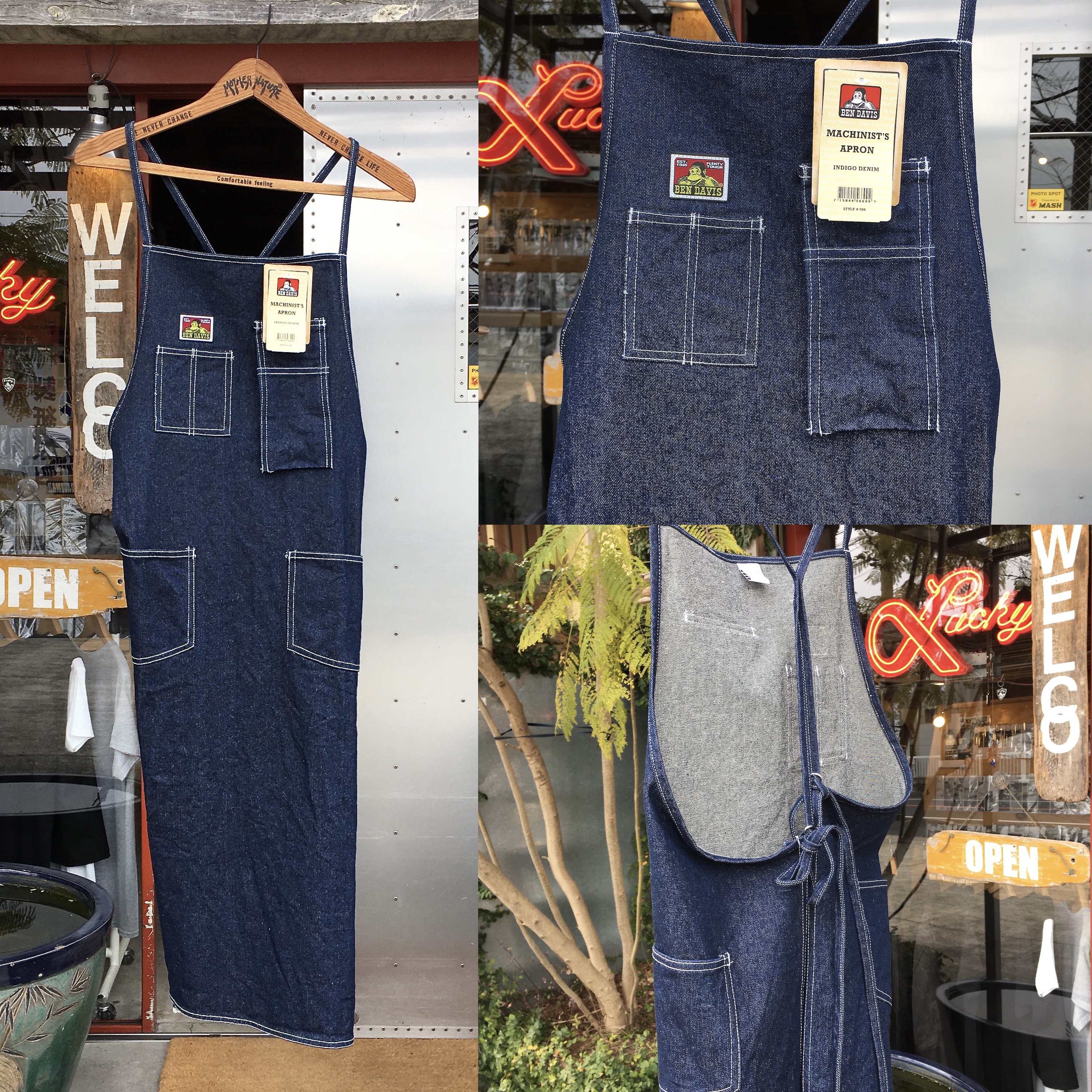 BEN DAVIS : DENIM APRON 
