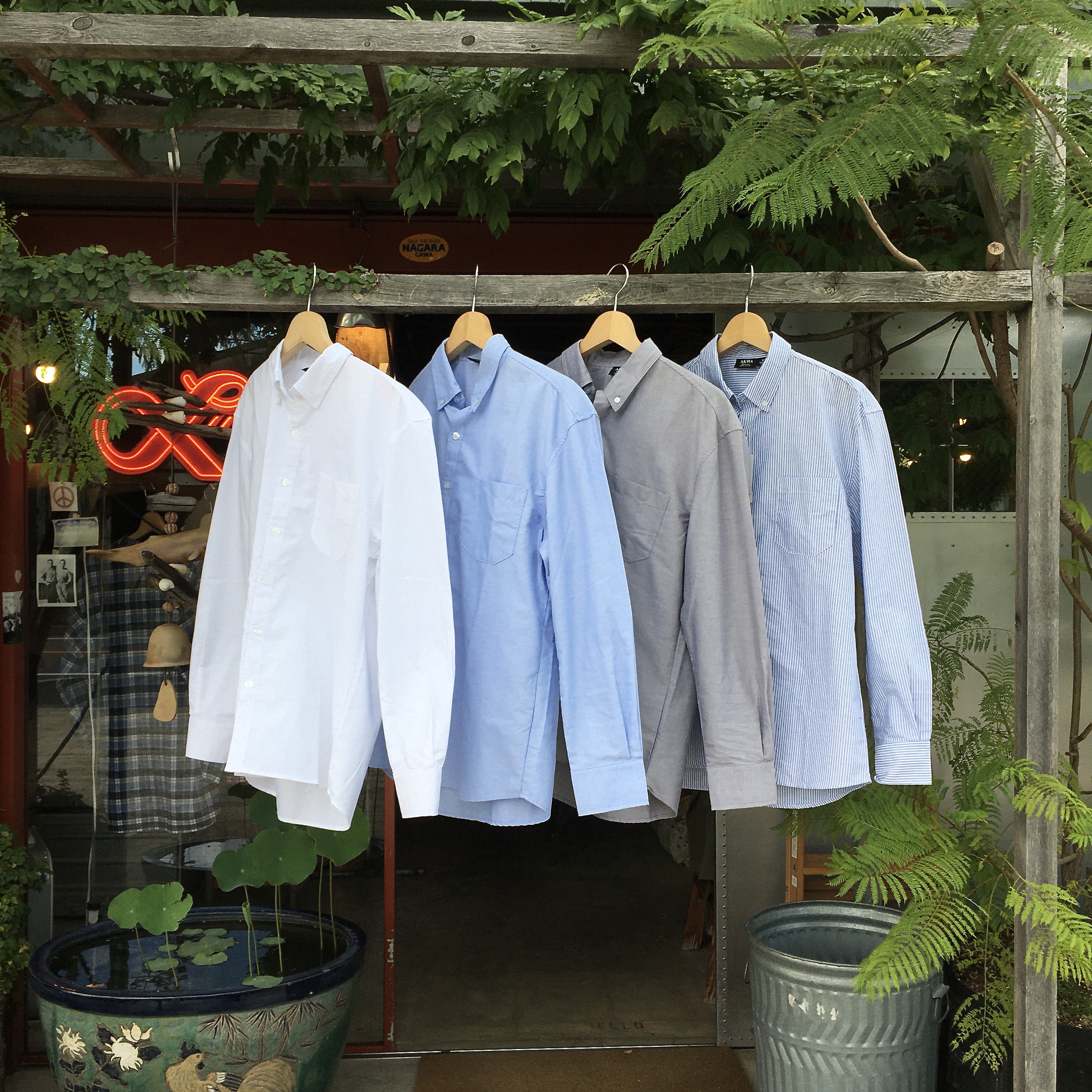  AKWA : OX BUTTON DOWN HIRT MADE IN USA