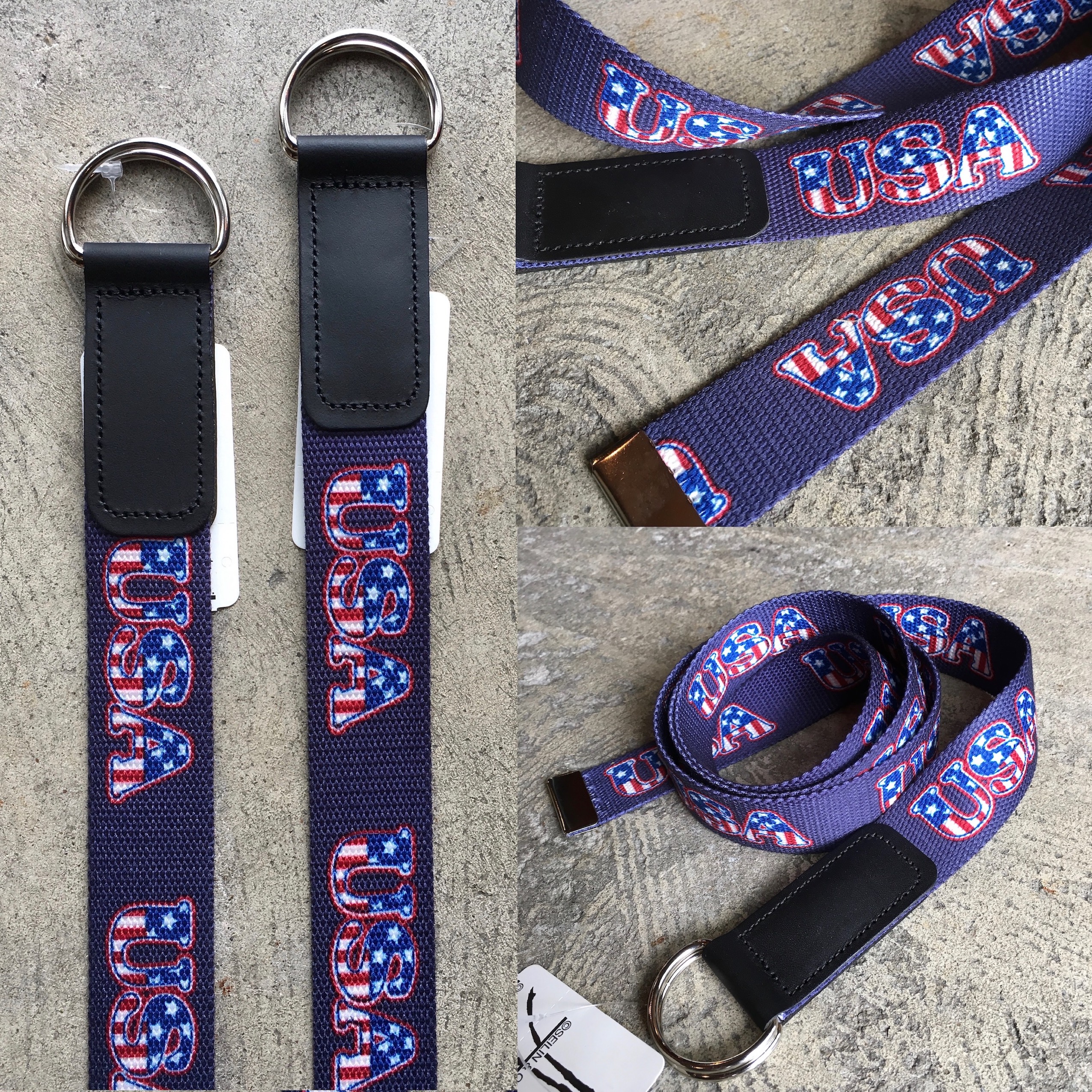  SUSPENDER FACTORY : PRINTED 1 1/4 WIDE W D-RING