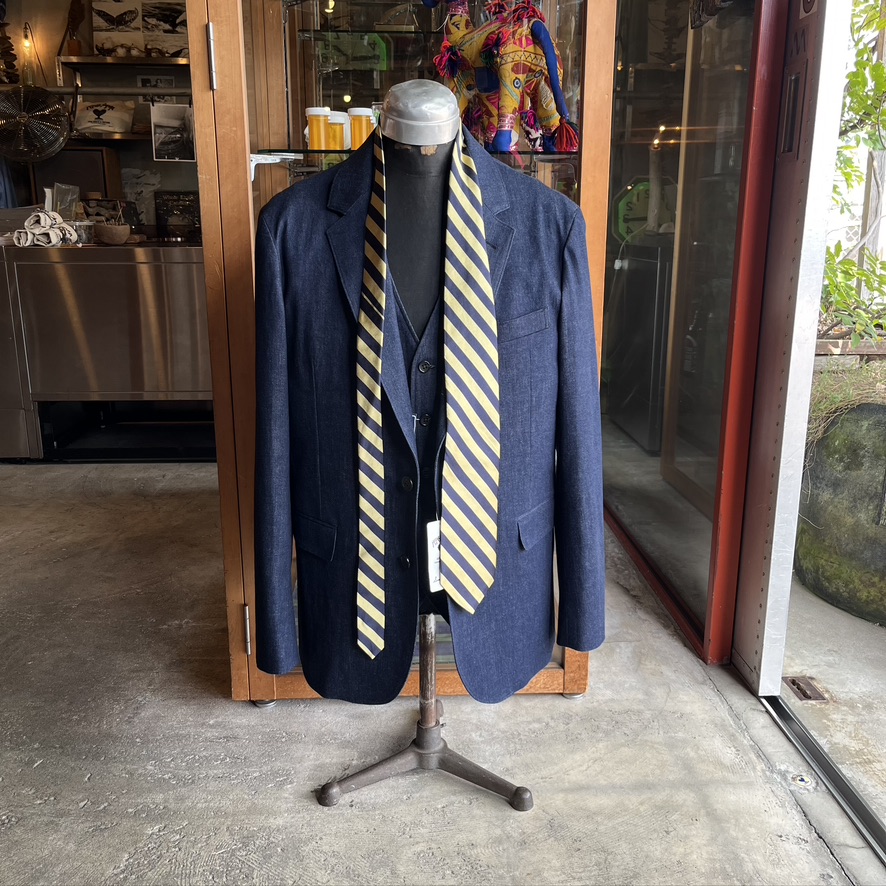 BLUE BLUE : ウォッシュ ストレッチデニム3B JACKET