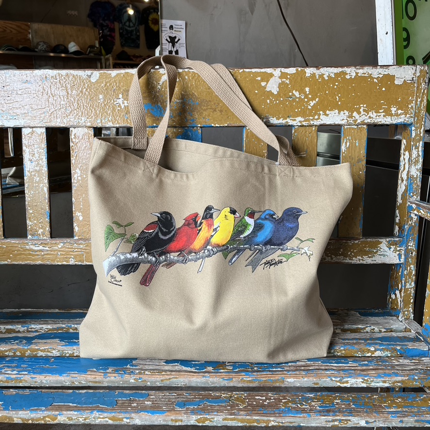 ATLAS SCREEN PRINTING : Songbird Spectrum  Tote