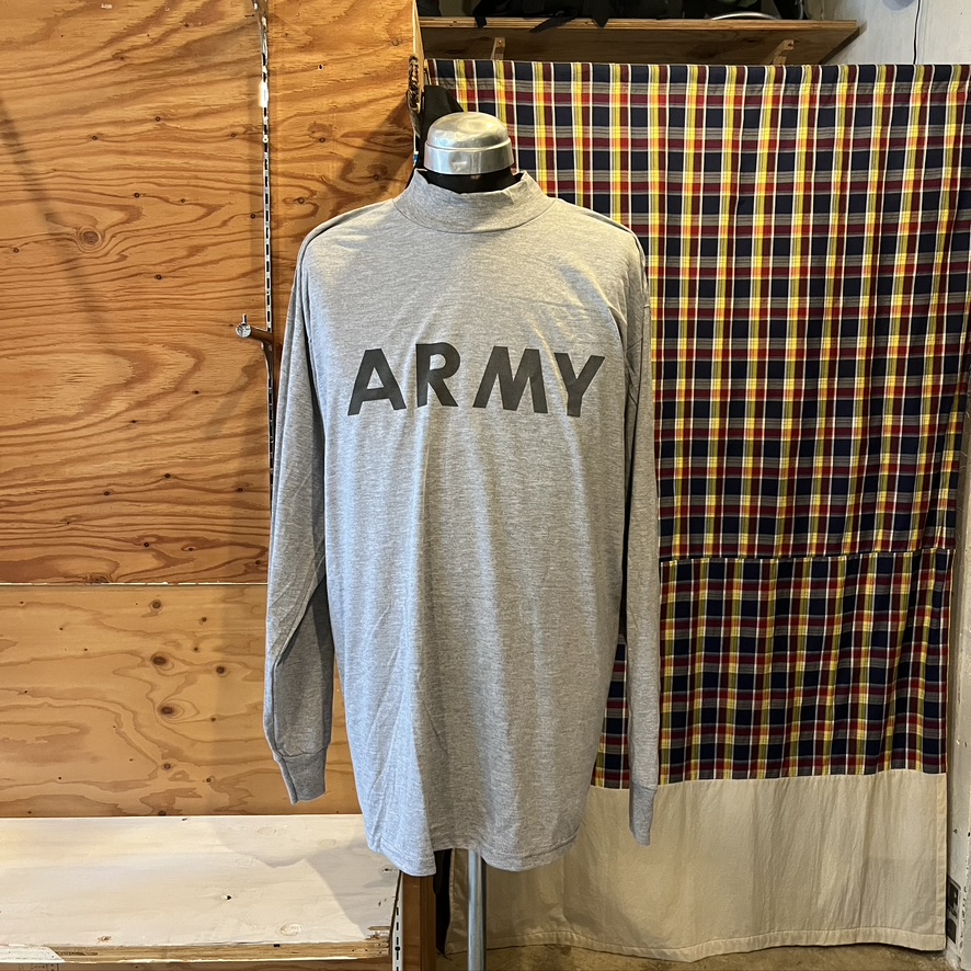 US ARMY MOCKNECK L/S T-SHIRT(Deadstock)