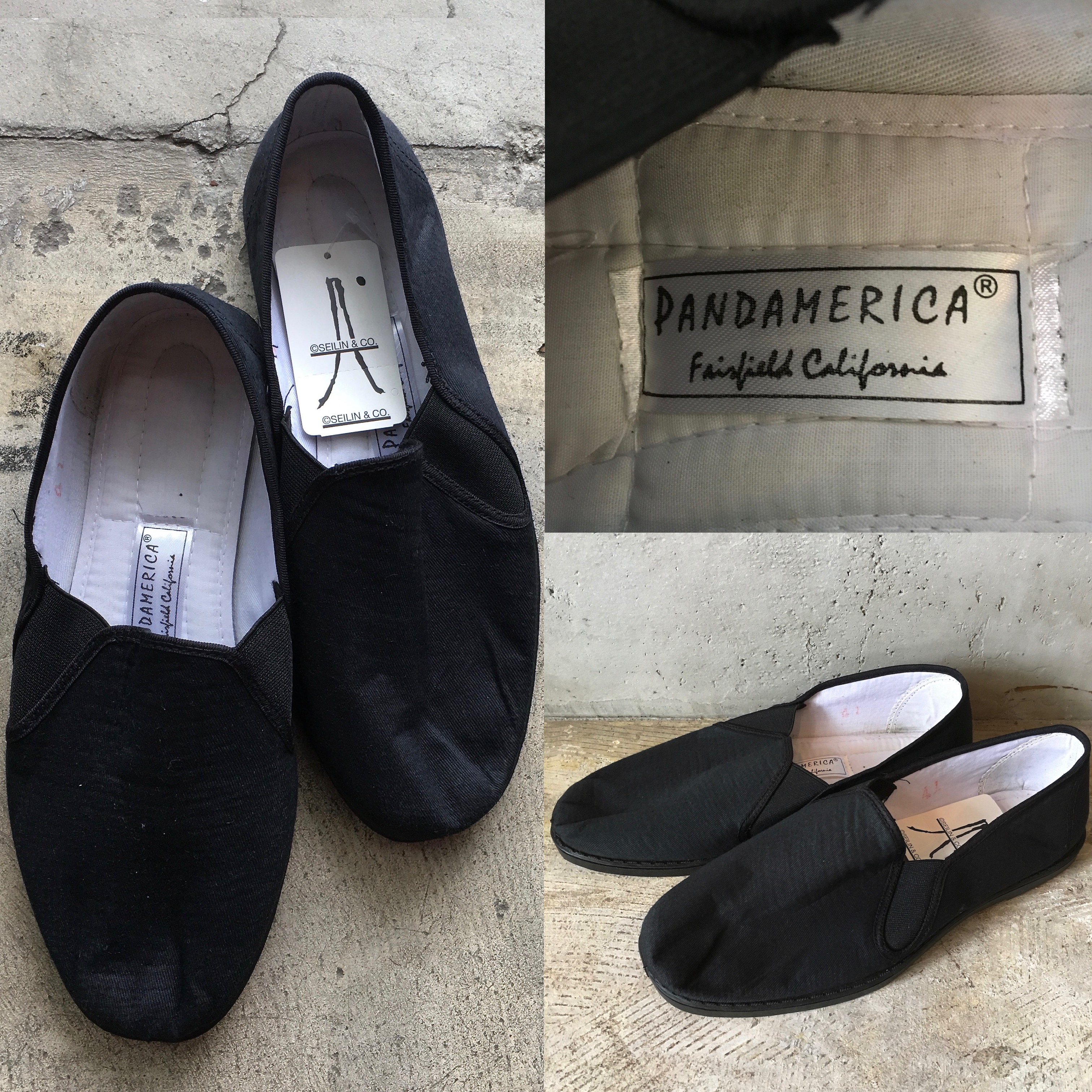 PANDAMERICA : COTTON SLIP-ON W/THICK PADDED SOLE