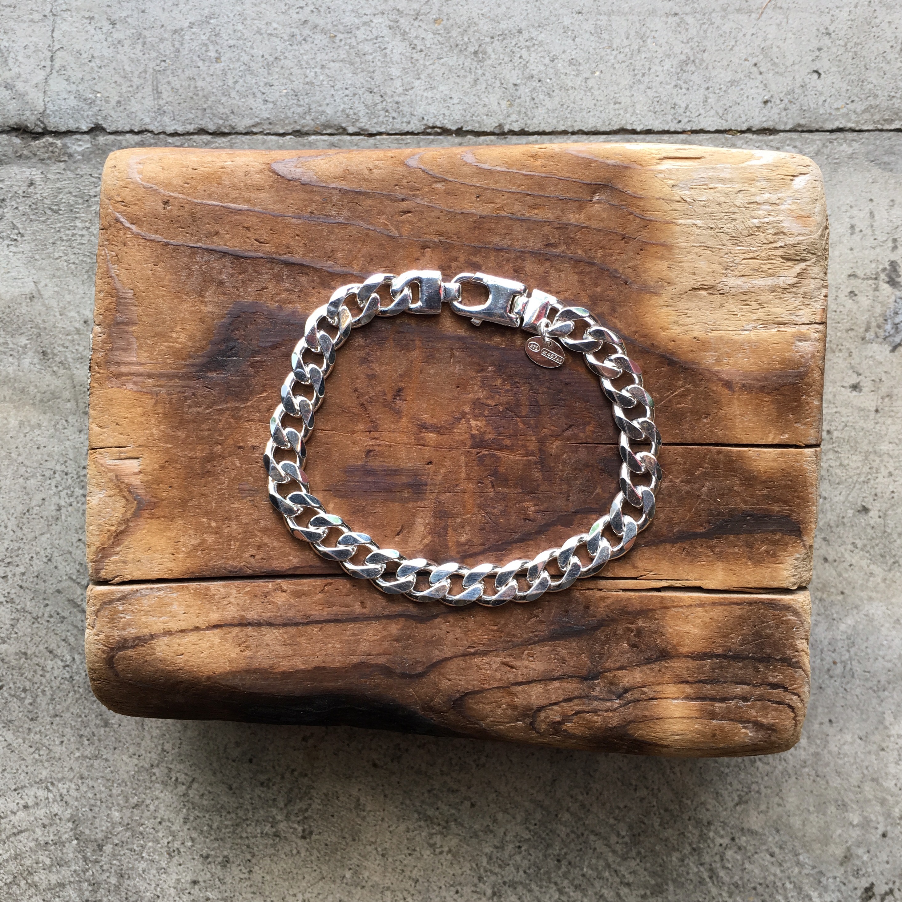 Argentidea: Sterling silver solid bracelet 