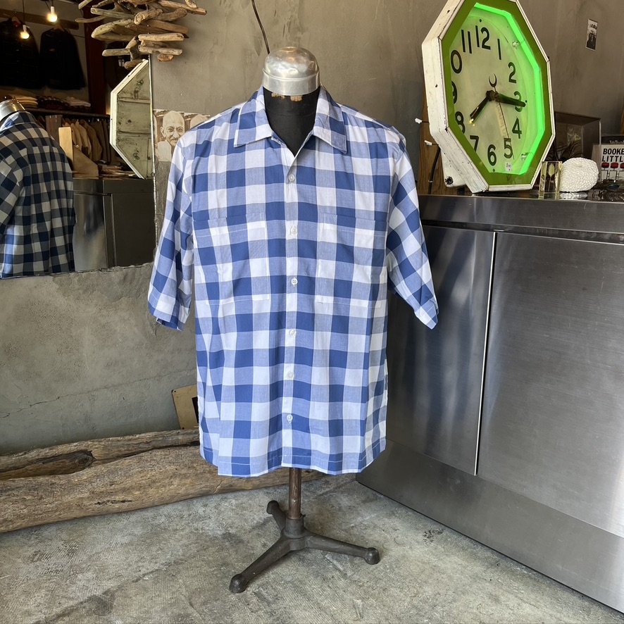 HIGH! STANDARD : PLAID SS WORK SHIRT