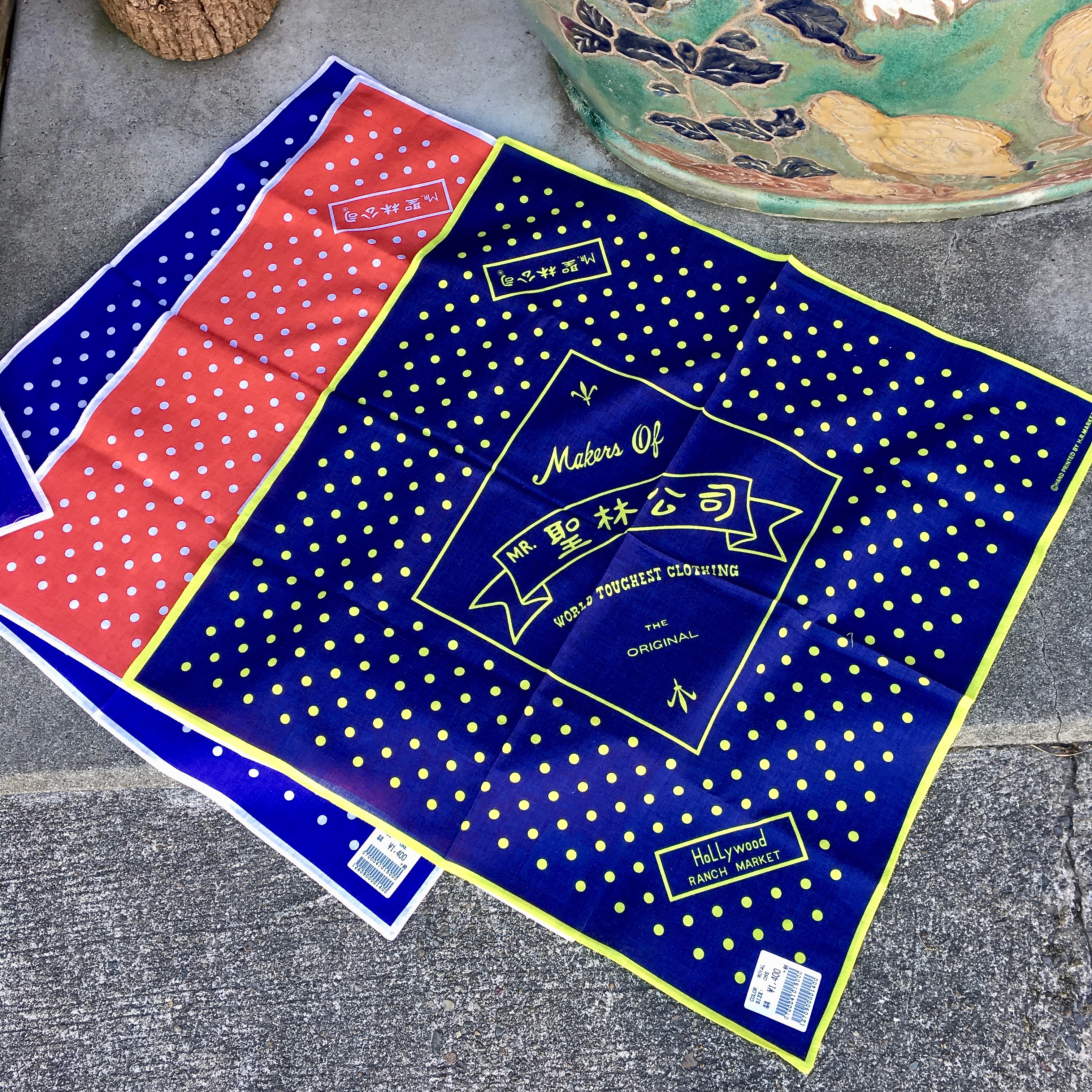 HOLLYWOOD RANCH MARKET : NEW SEILIN DOT BANDANA 