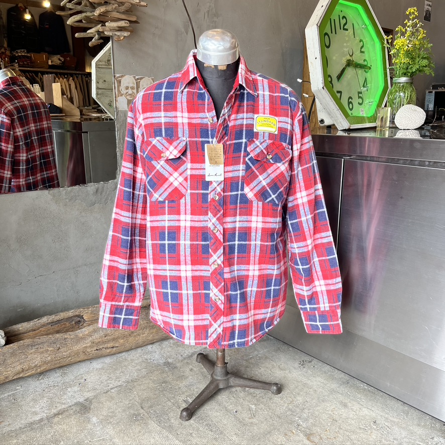 VINTAGE QUILT FLANNEL SHIRT CUSTOMIZED