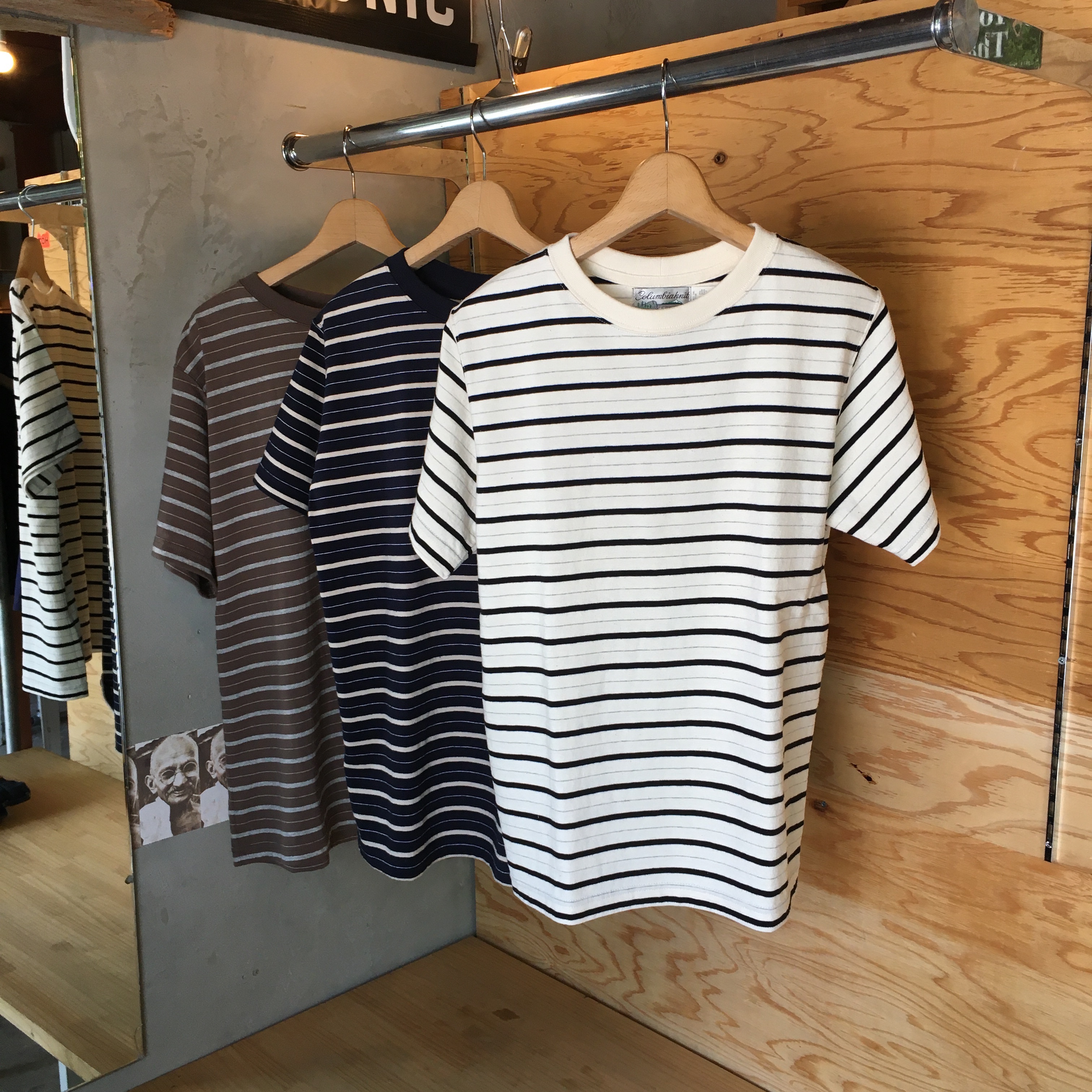 Columbiaknit : EX.Short Sleeve Willamette Stripe T
