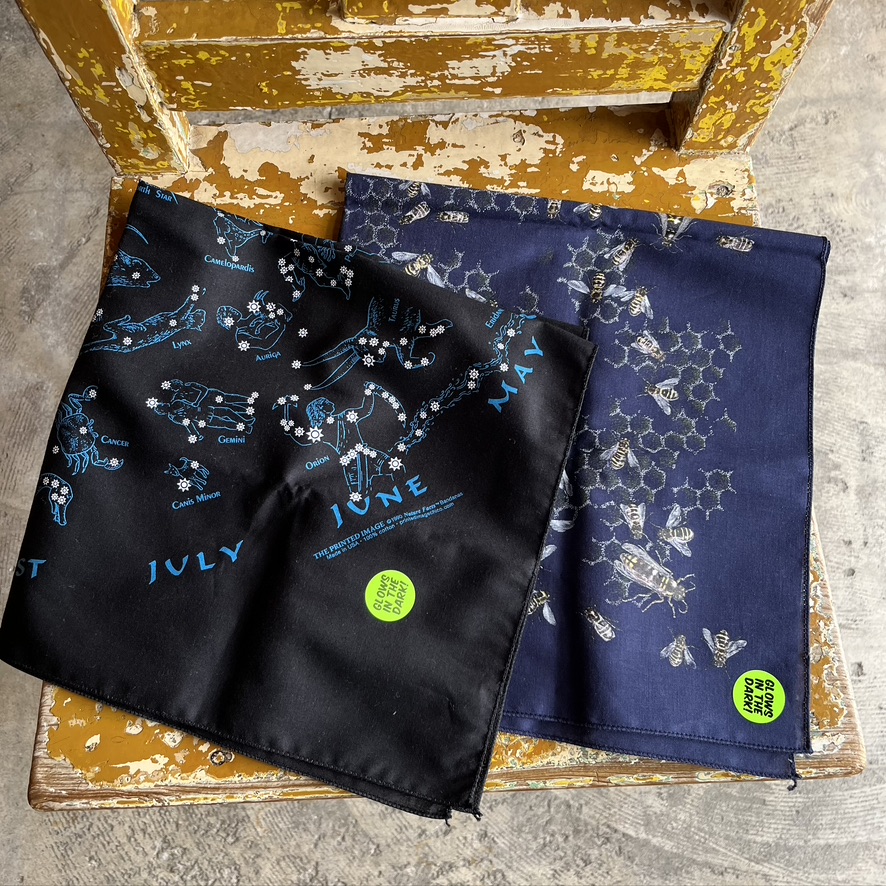 The Printed Image : Stars Bandana,GlowBees Bandana