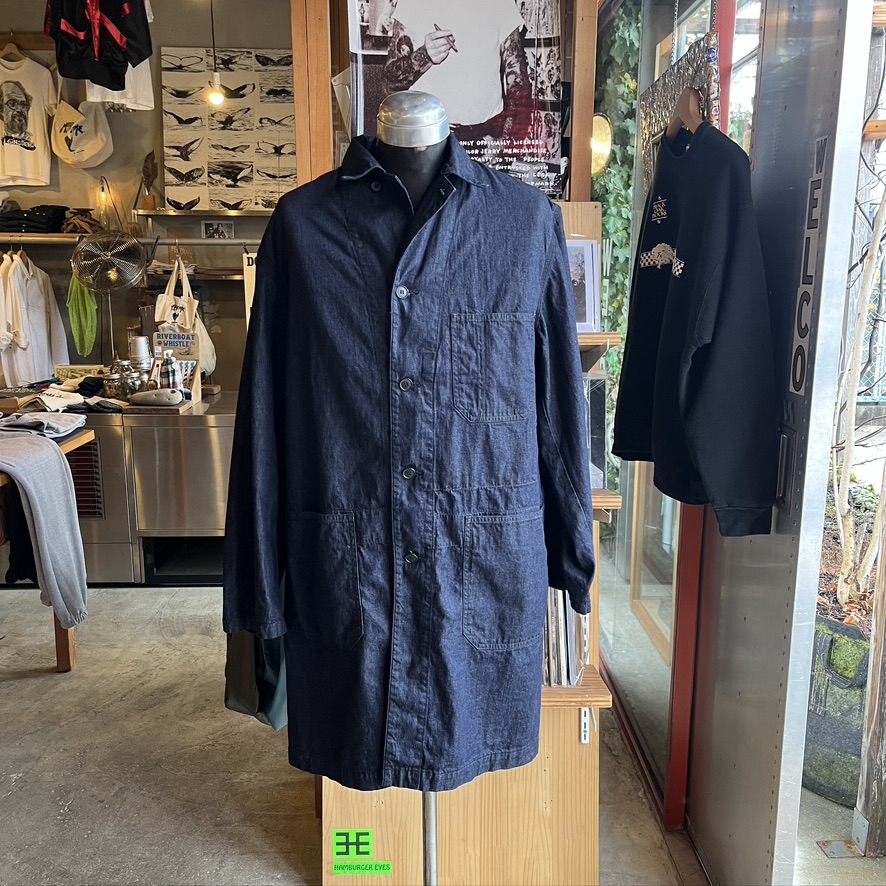 BLUE BLUE : 8oz デニムショップコート