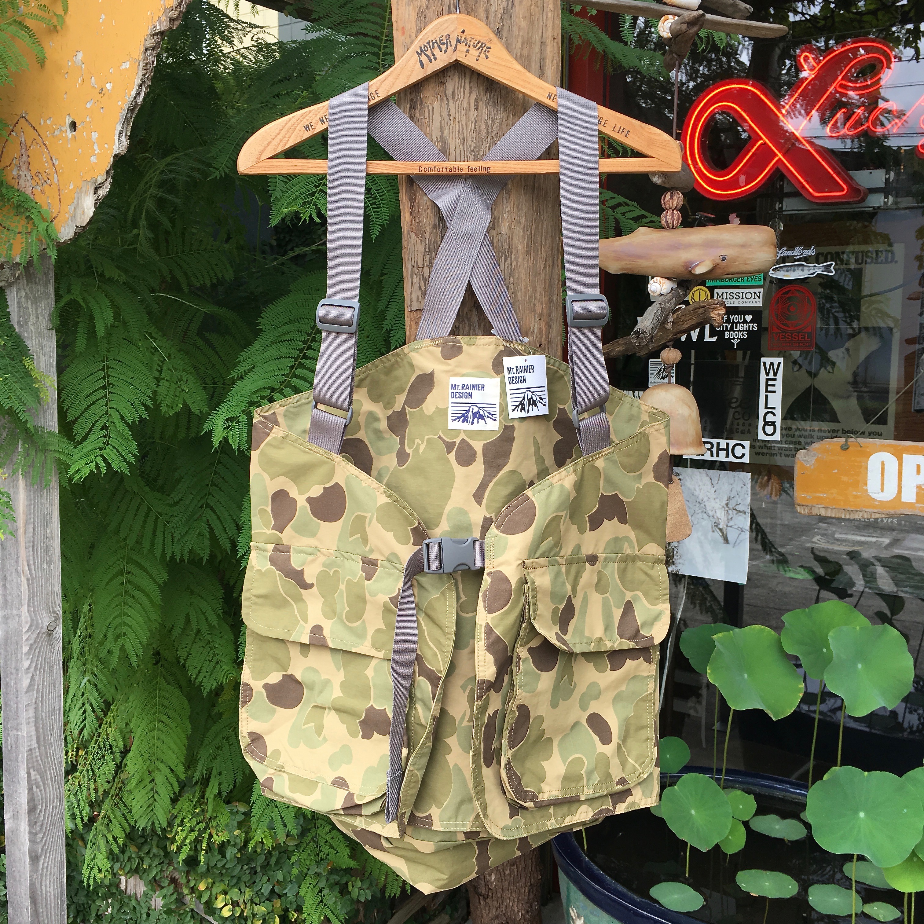 MT RAINIER DESIGN：MRD ORIGINAL STRAP VEST CAMO