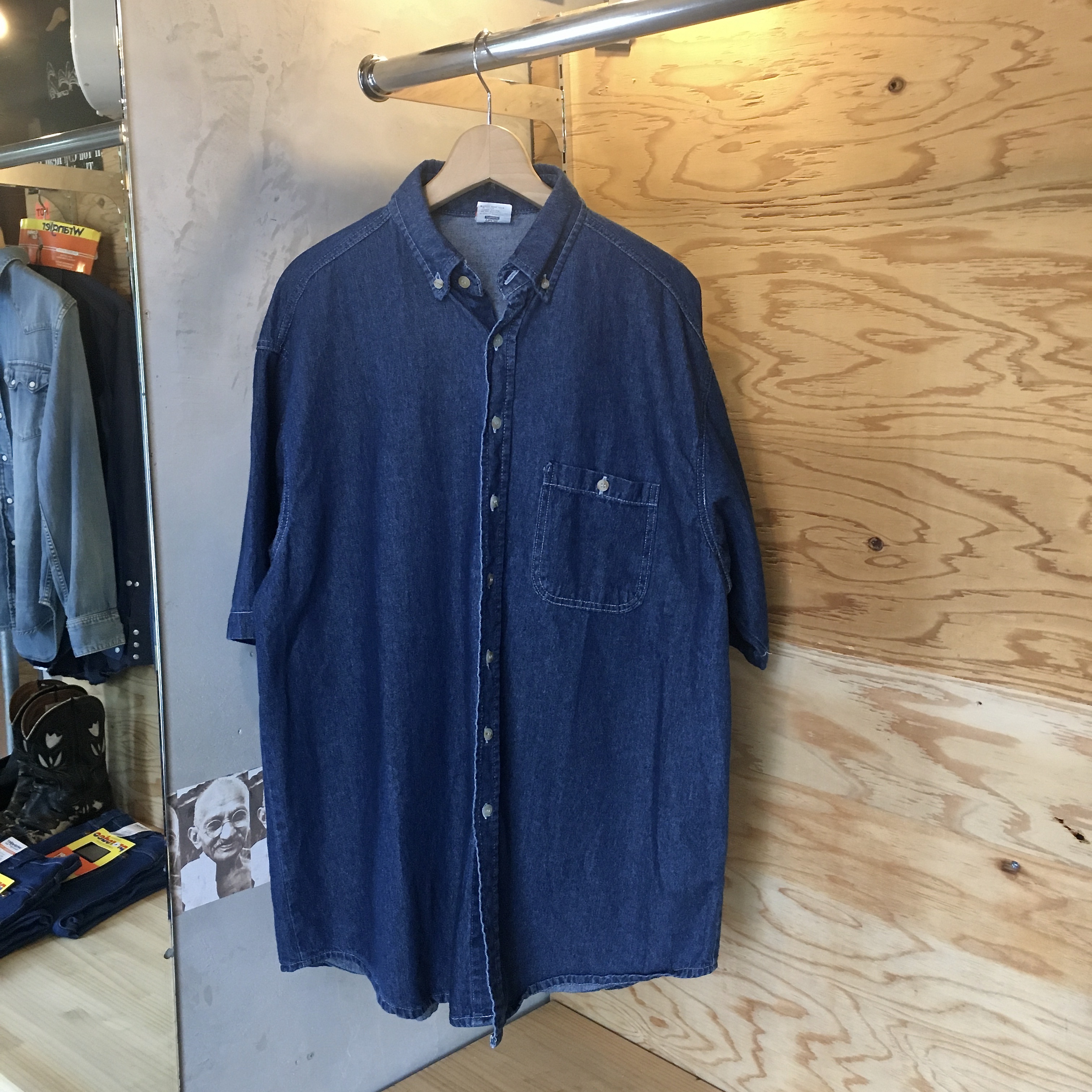 UNION LINE : Short Sleeve Denim Shirts