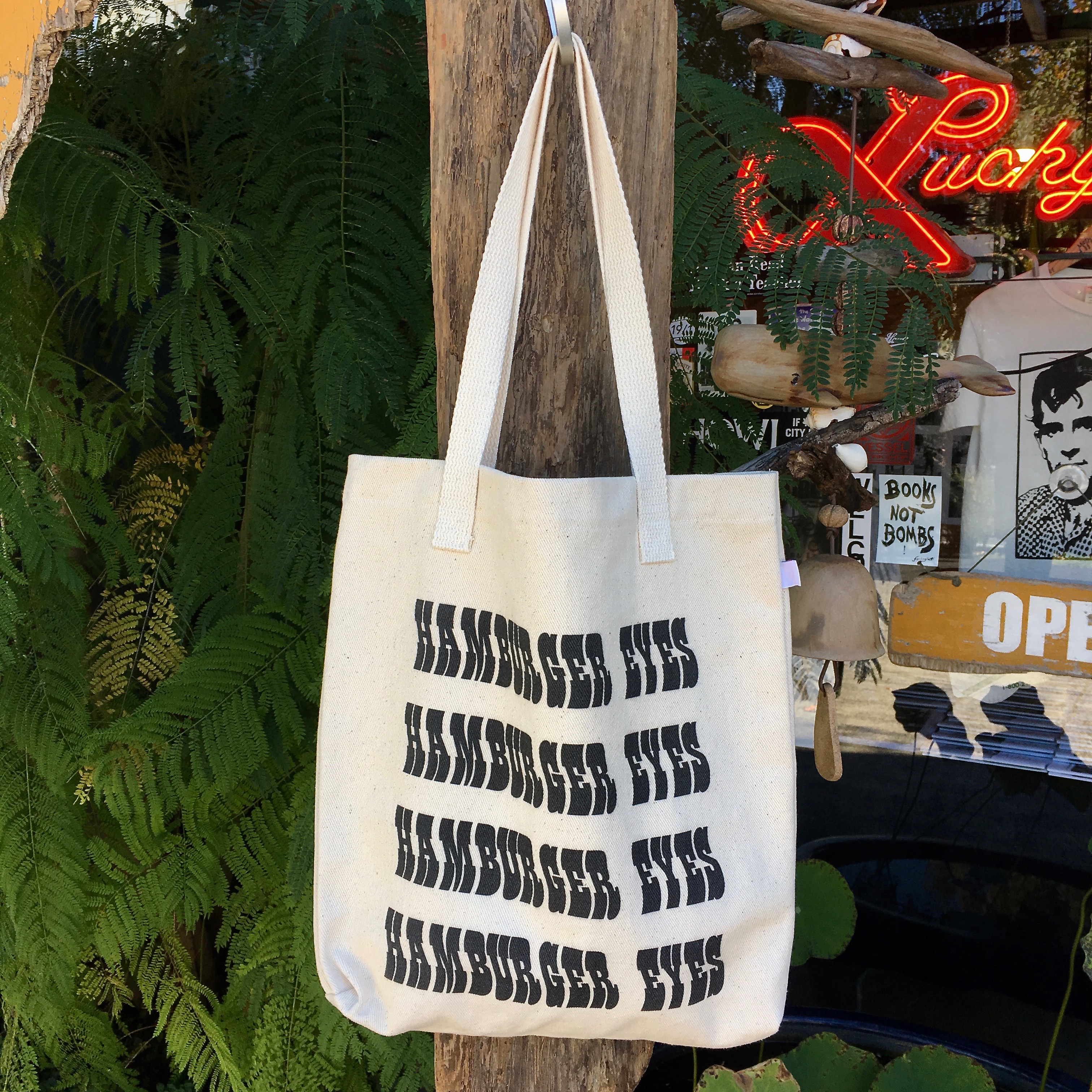 HAMBURGER EYES : WAVES BOOK BAG