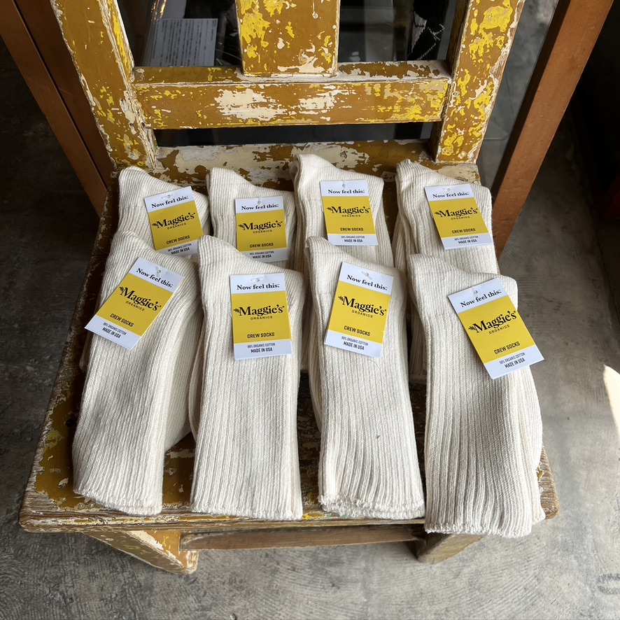 Maggie’s ORGANICS : Organic Cotton Crew Socks