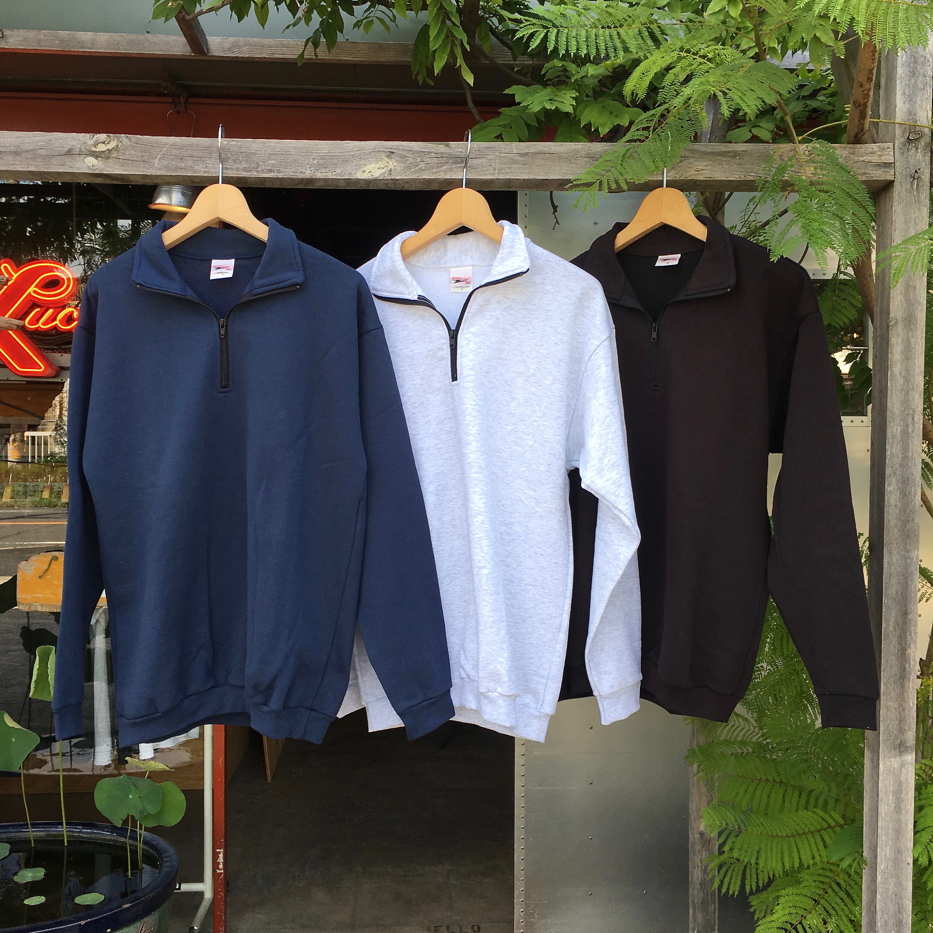 UNION LINE : QUARTER ZIP SWEATSHIRTS