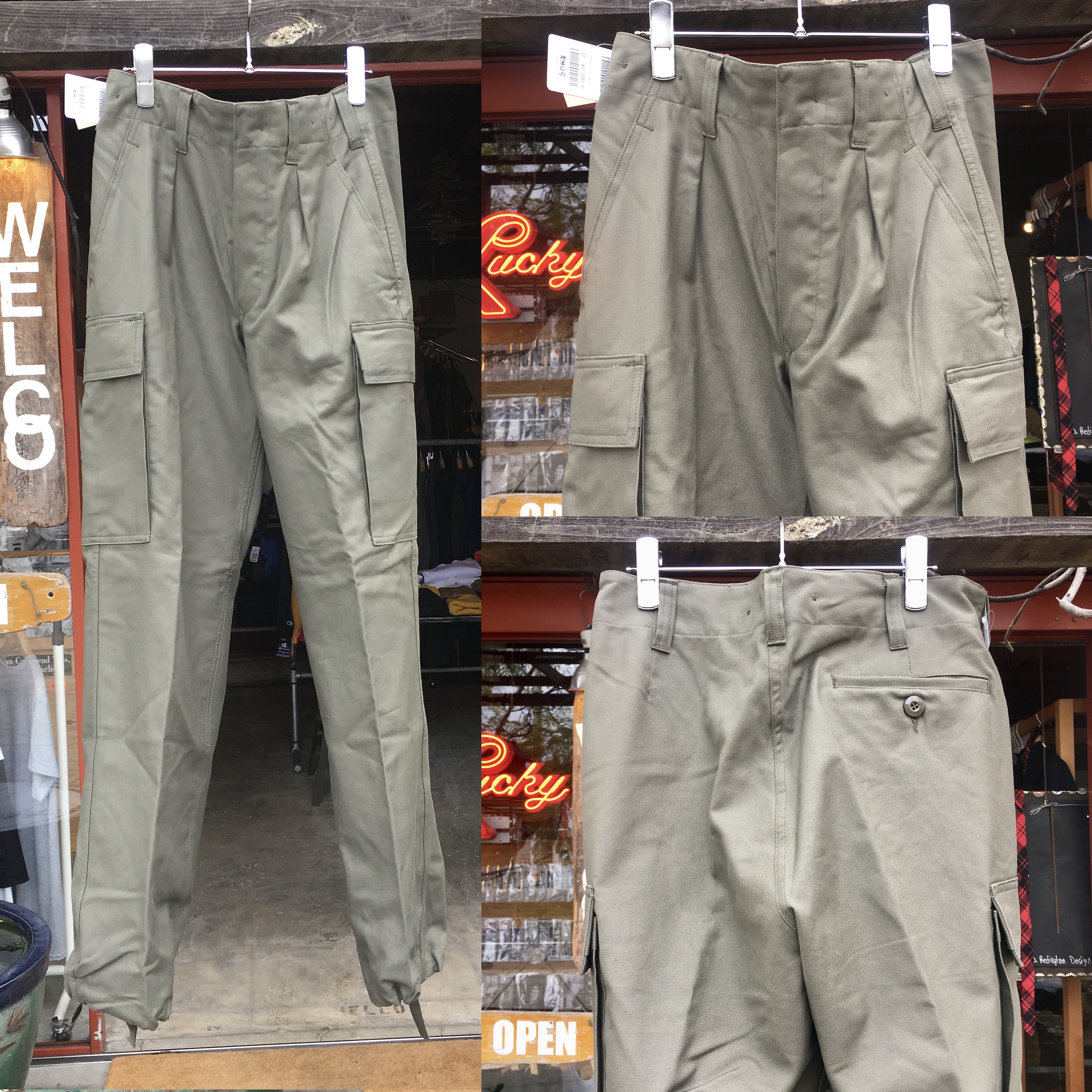 NOS GERMAN MOLESKIN CARGO PANTS
