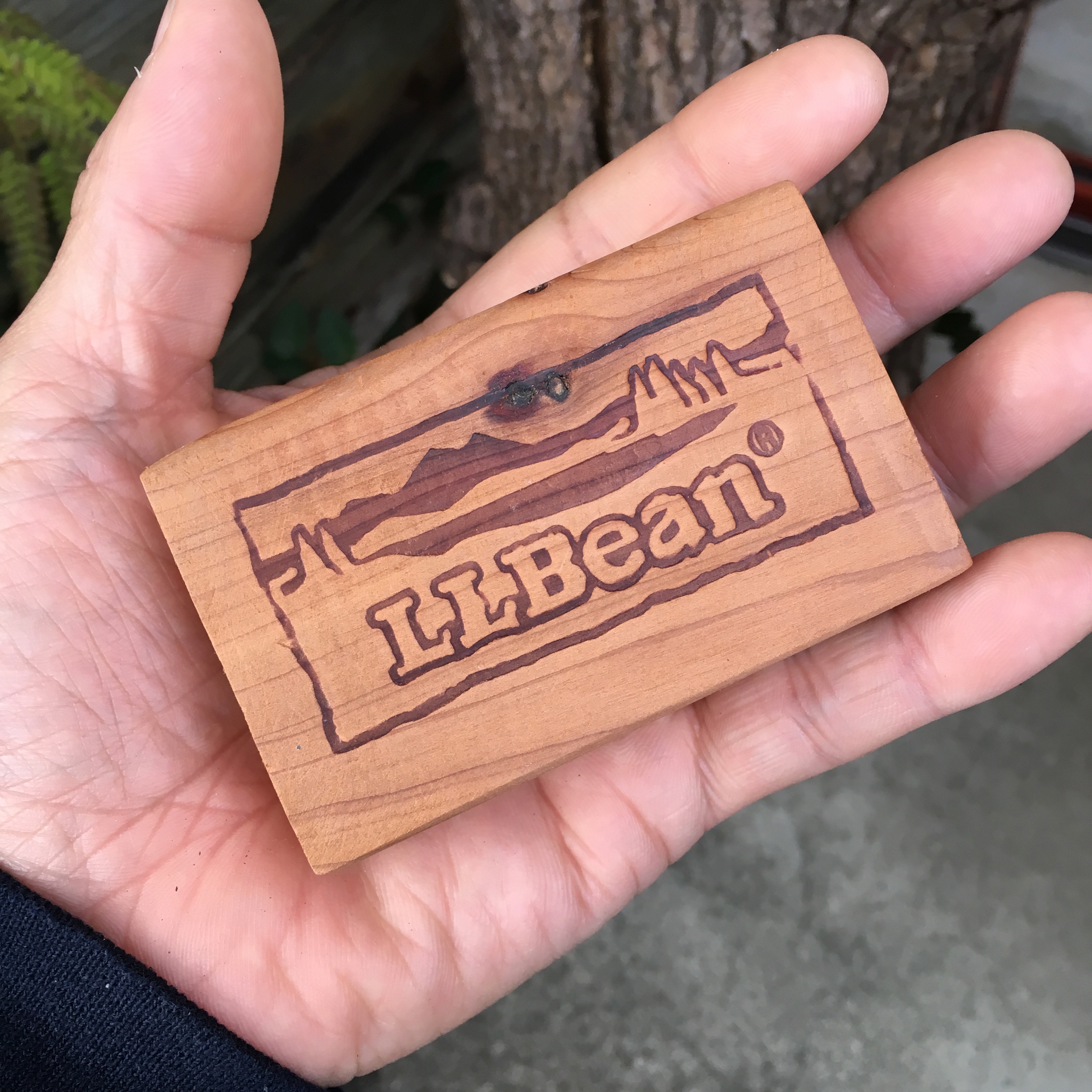 L.L.Bean : Vintage CEDAR BLOCK