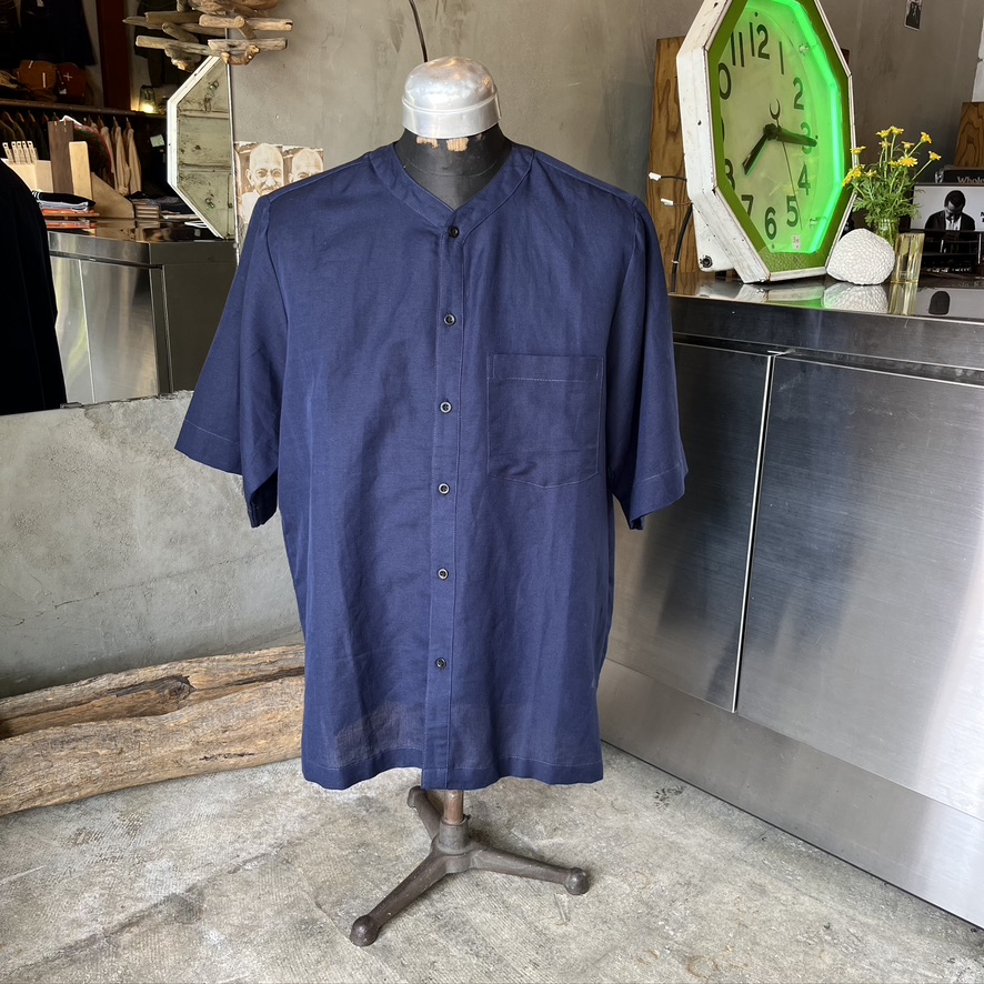 HIGH! STANDARD : SPORTSWEAR LINEN BASEBALL SHIRT