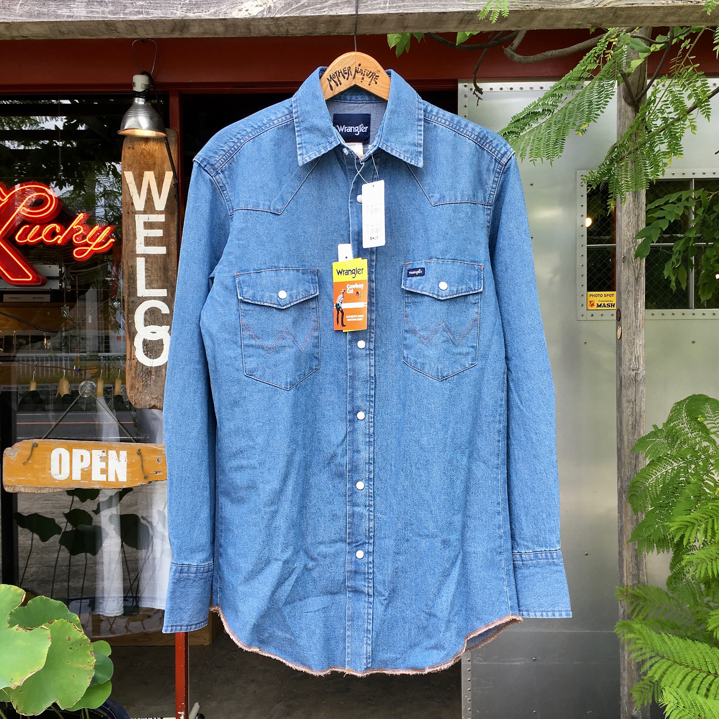 WRANGLER : COWBOY WORK WESTERN STONE WASH