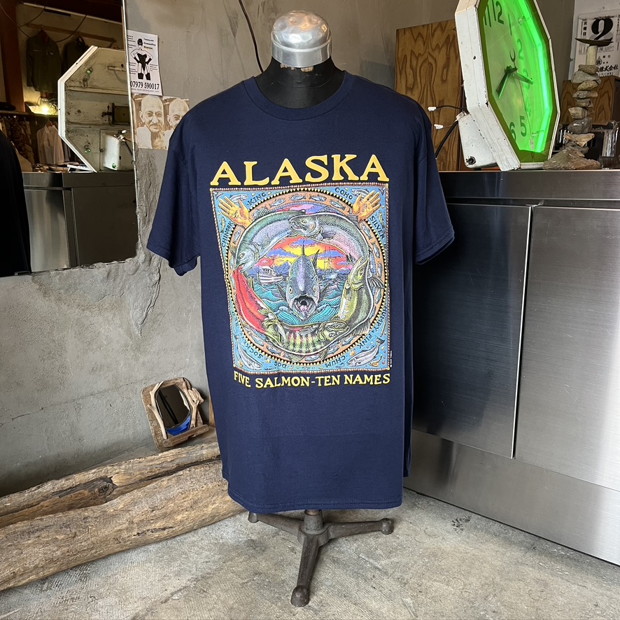RAY TROLL OFFICIAL: FIVE SALMON TEN NAMES T-SHIRT