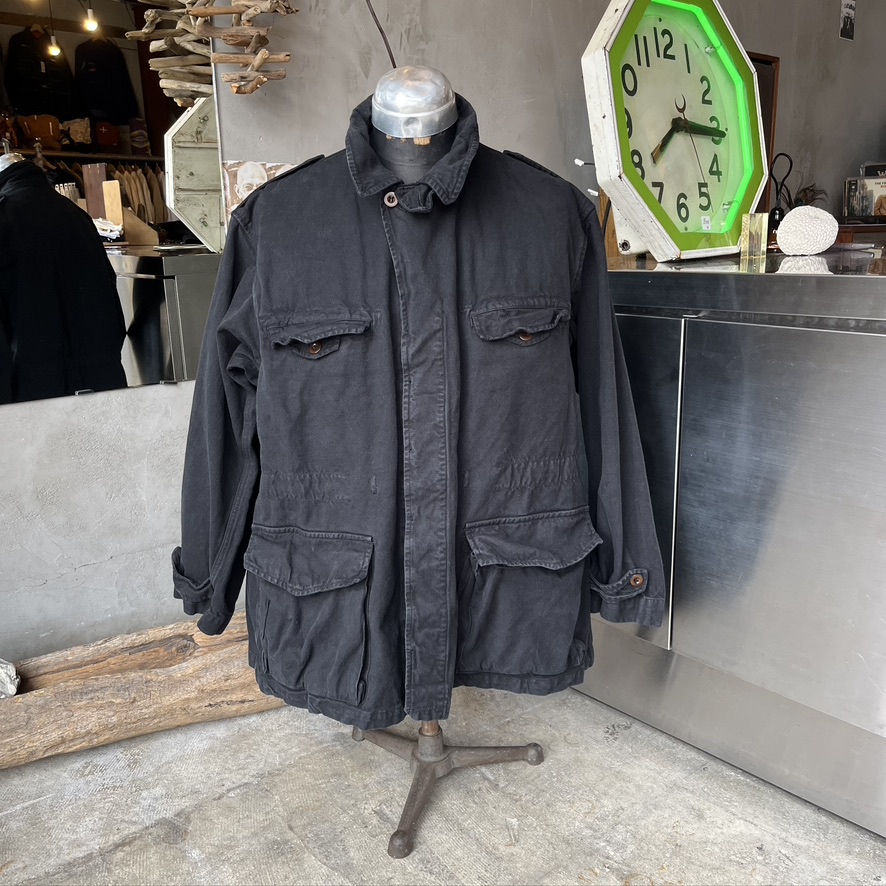 USED FRENCH M47 FIELD JACKET BLK DYED