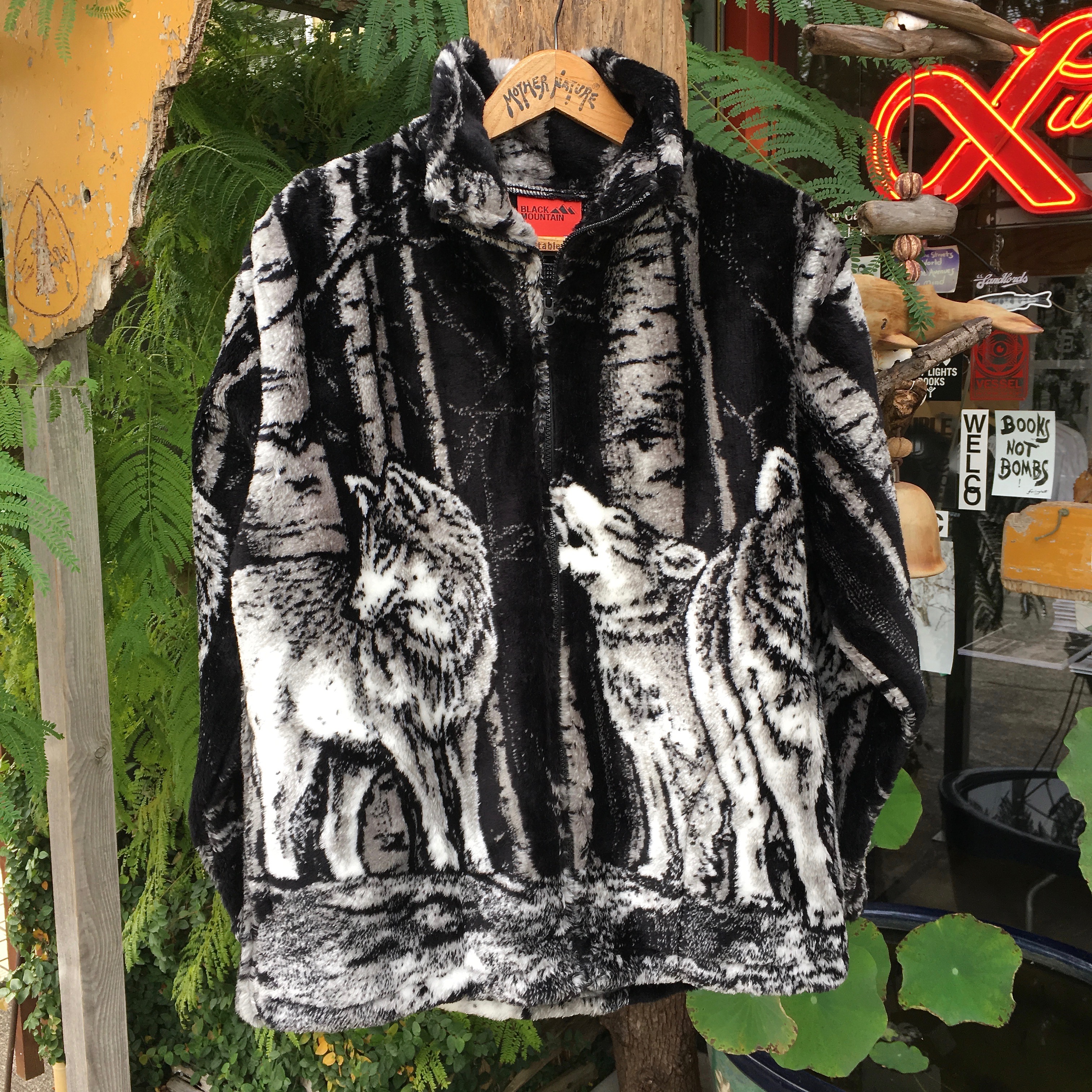 BLACK MOUNTAIN : JAQUARD FLEECE JACKET 