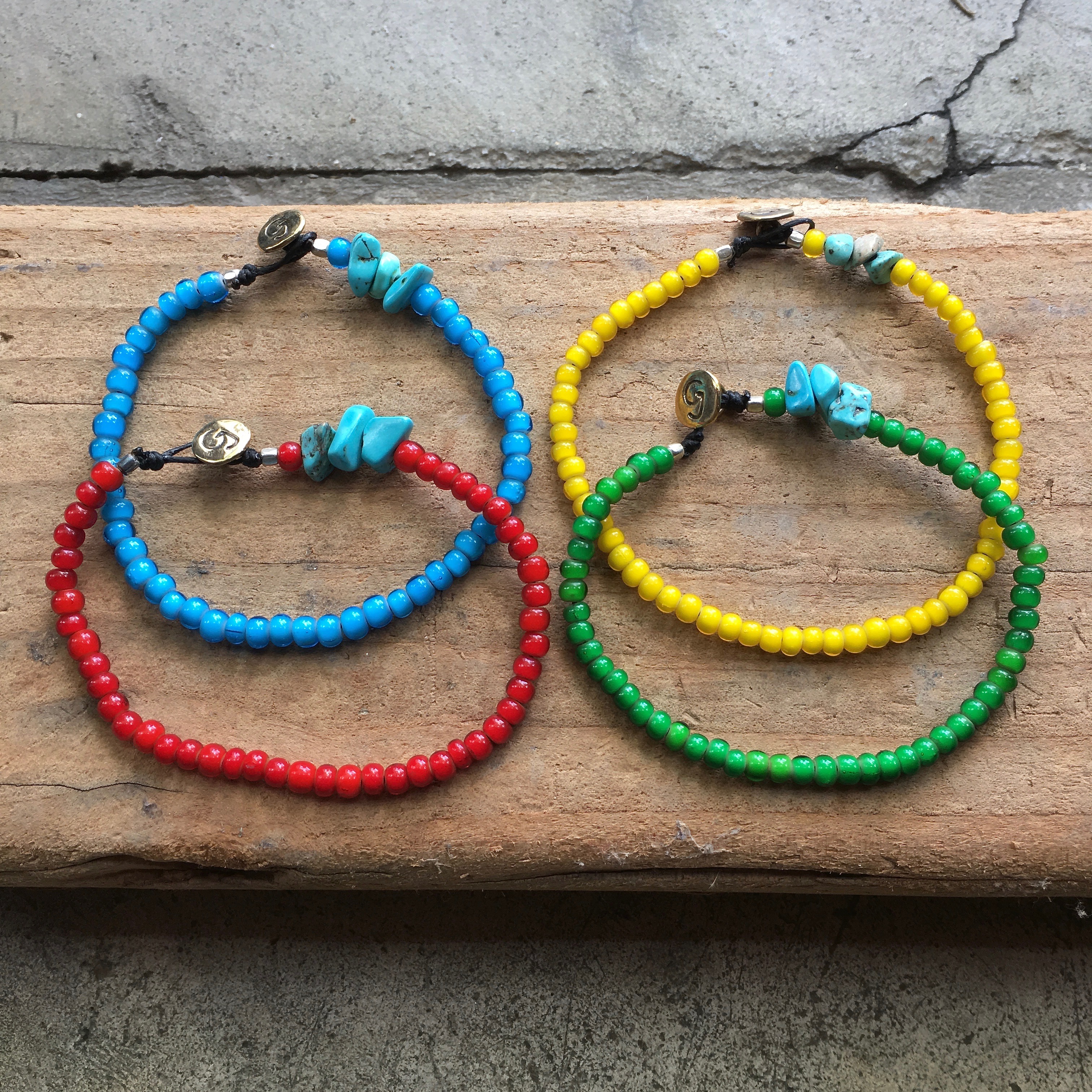 GAIJIN MADE : KG-950 GLASS BEADS TRUQ BRACELET