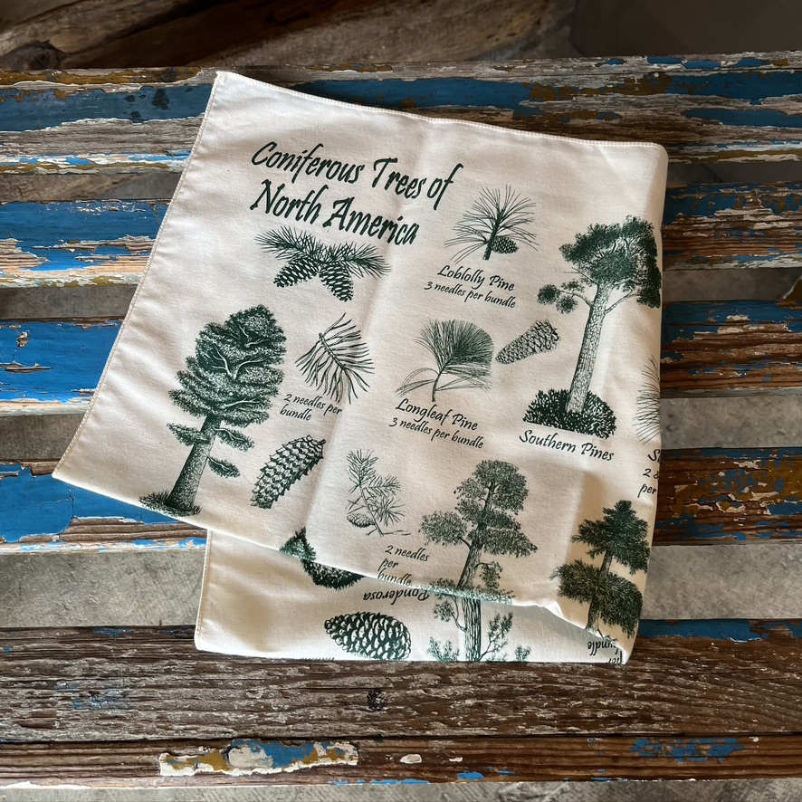Trail Hankie : CONIFEROUS TREE Bandana