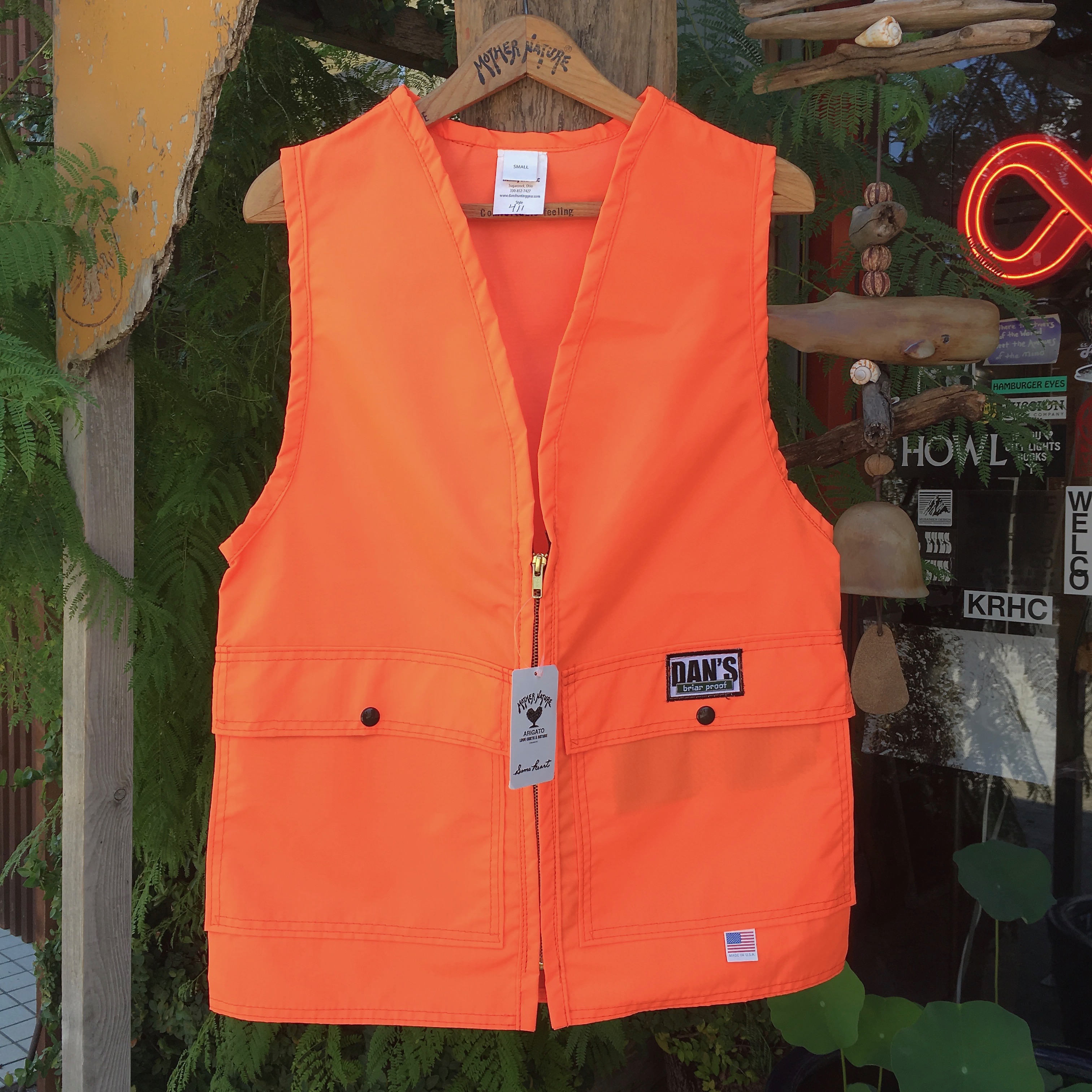 DAN’S HUNTING GEAR : HEAVY DUTY BLAZE ORANGE VEST