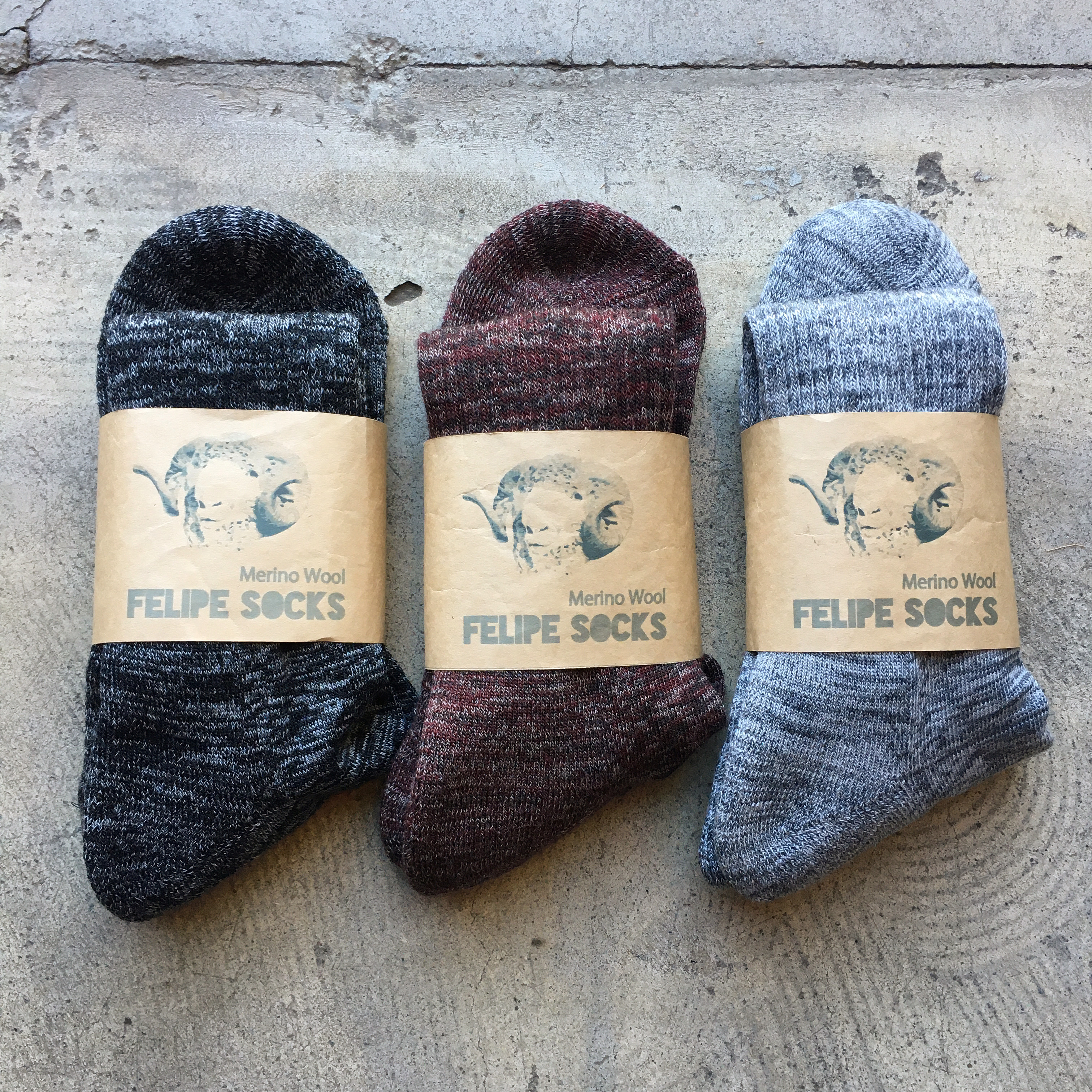  FELIPE SOCKS : MERINO WOOL SOCKS 