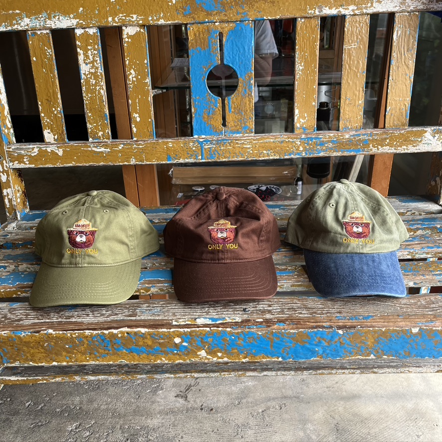 The Printed Image : Smokey The Bear Embroidered Ca