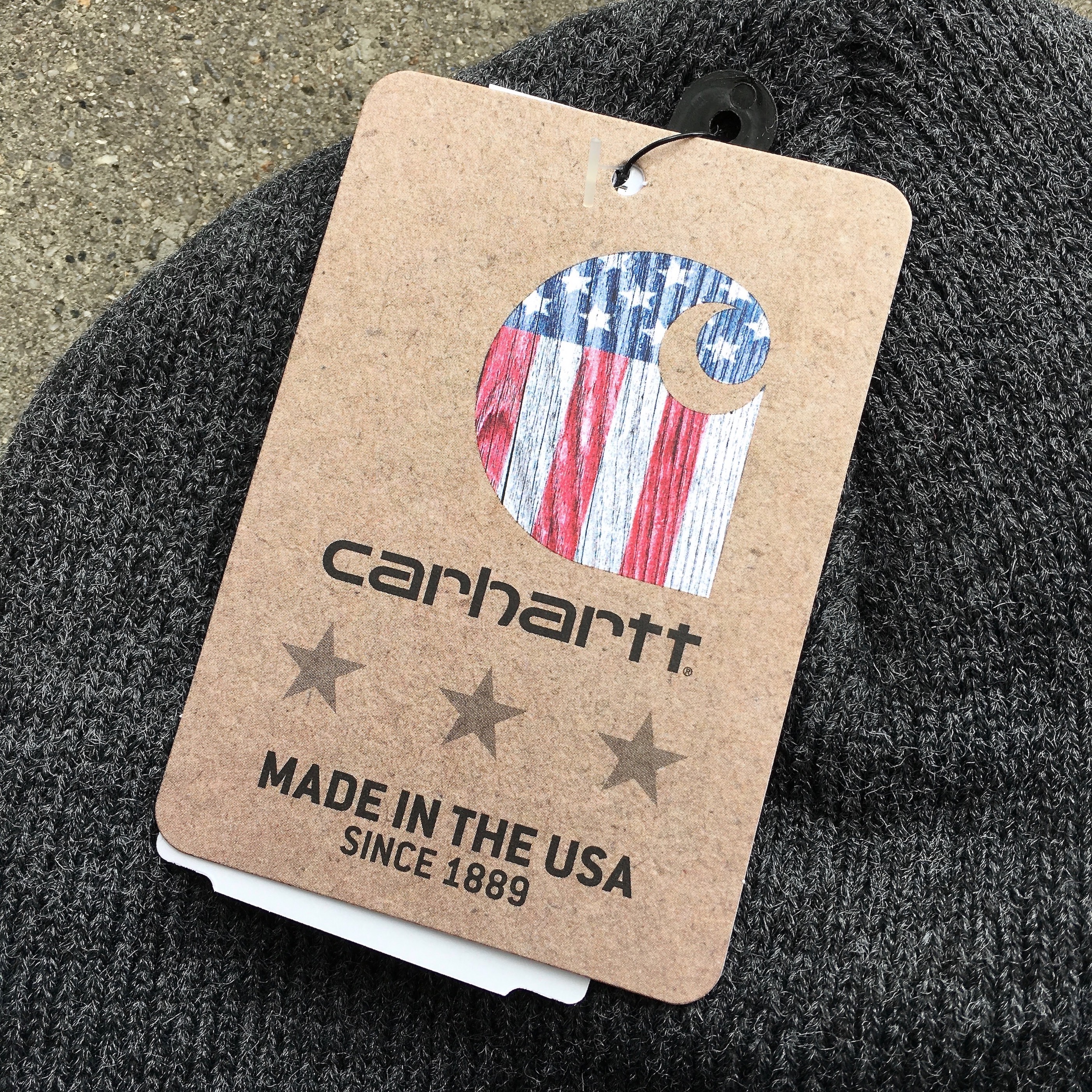 CARHARTT : A164 KNIT HAT WITH VISOR