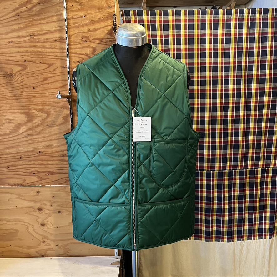 SNAP’N’WEAR : Quilted Nylon Vest Kidney Flap