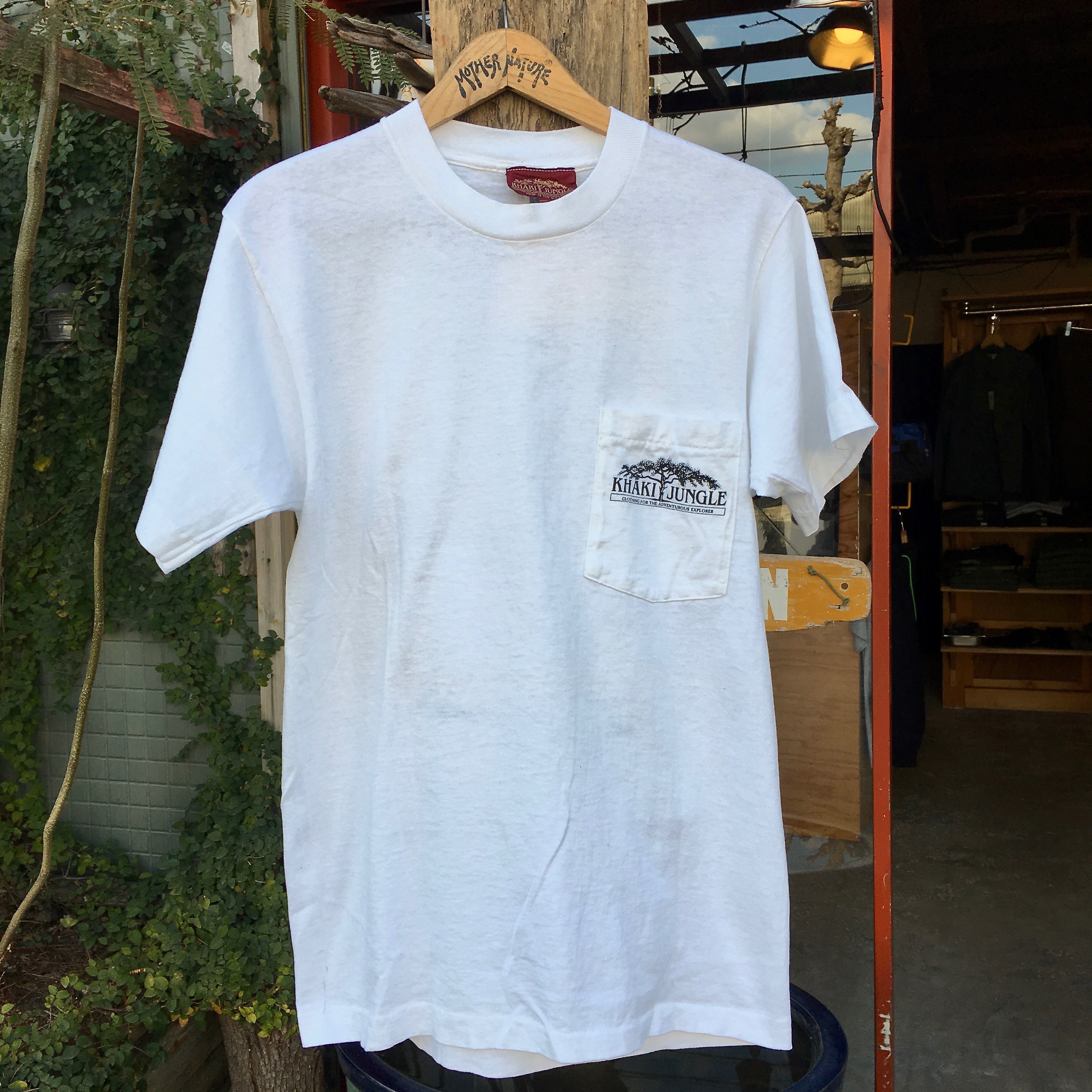 DEADSTOCK KHAKI JUNGLE PRINTED TEE 